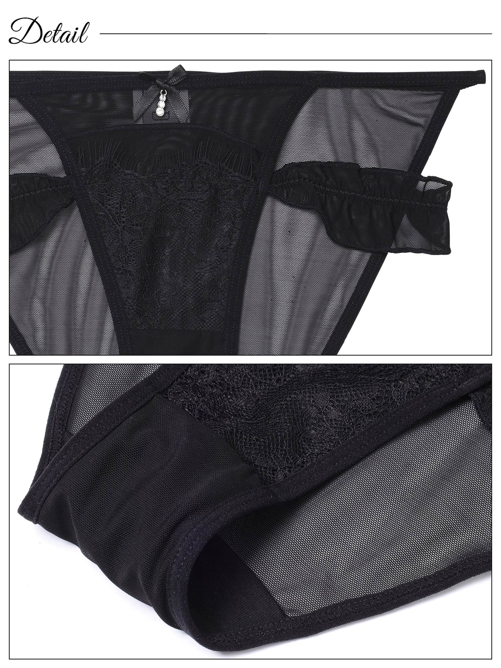 4/4新作!メローフリルレーシィフルバックショーツ単品