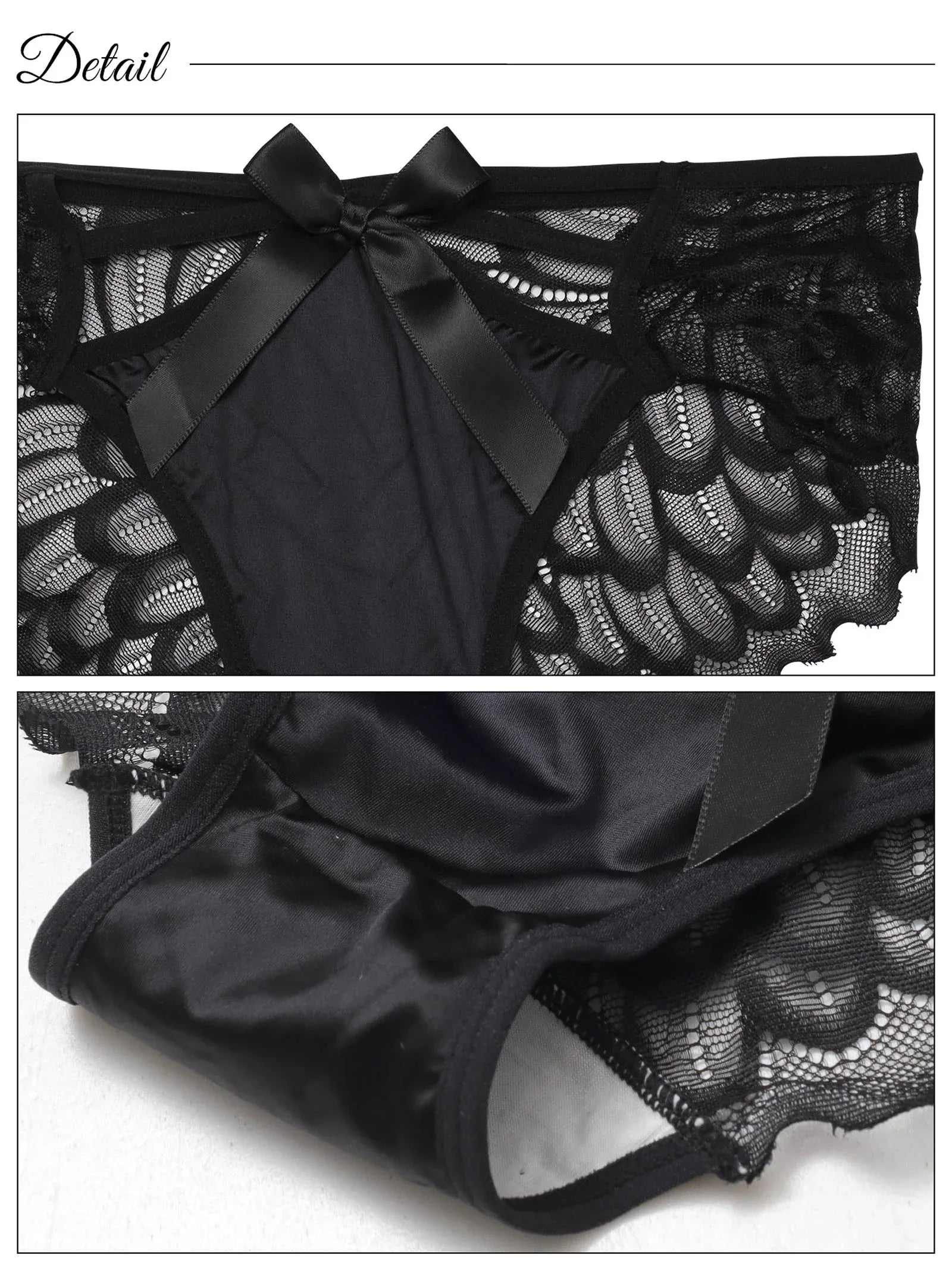 リボンウィングレーシィフルバックショーツ単品 - 【公式】247Lingerie