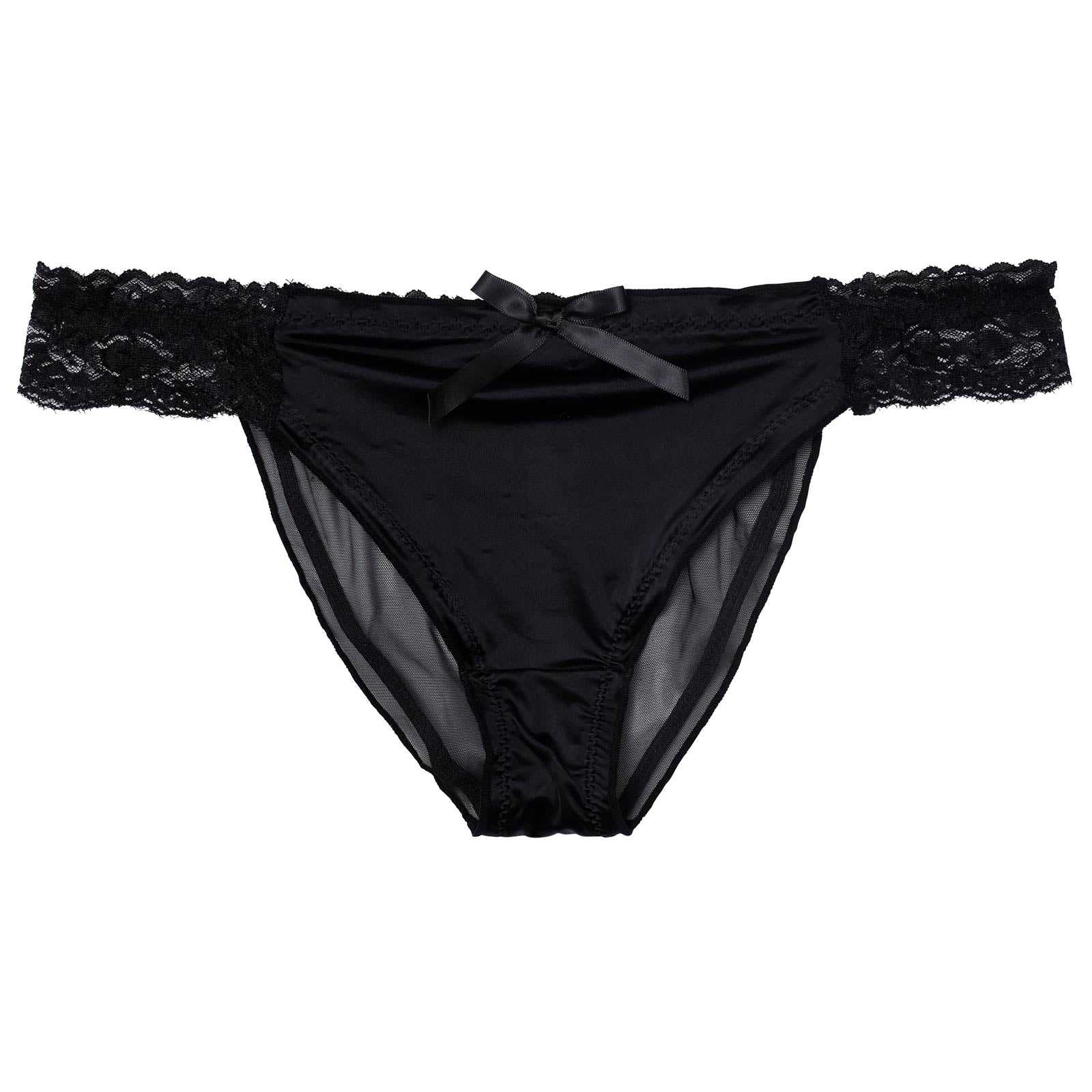 11/5新作!ノワールサテンレースフルバックショーツ単品