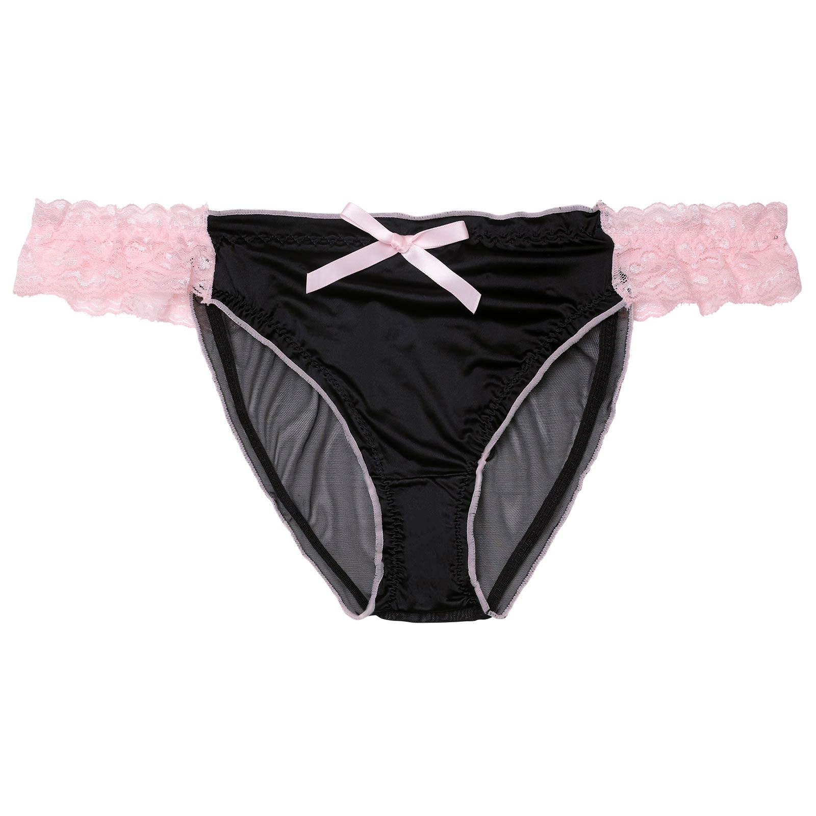 11/5新作!ノワールサテンレースフルバックショーツ単品