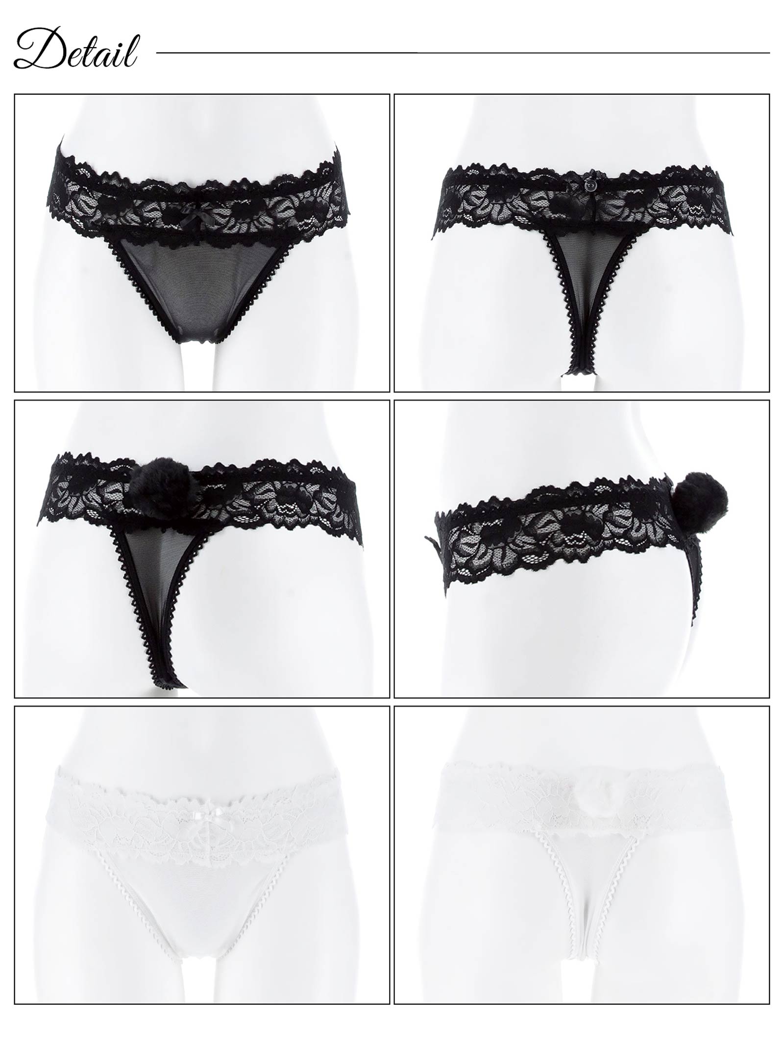 11/5新作!スウィートバニーレースTバックショーツ単品