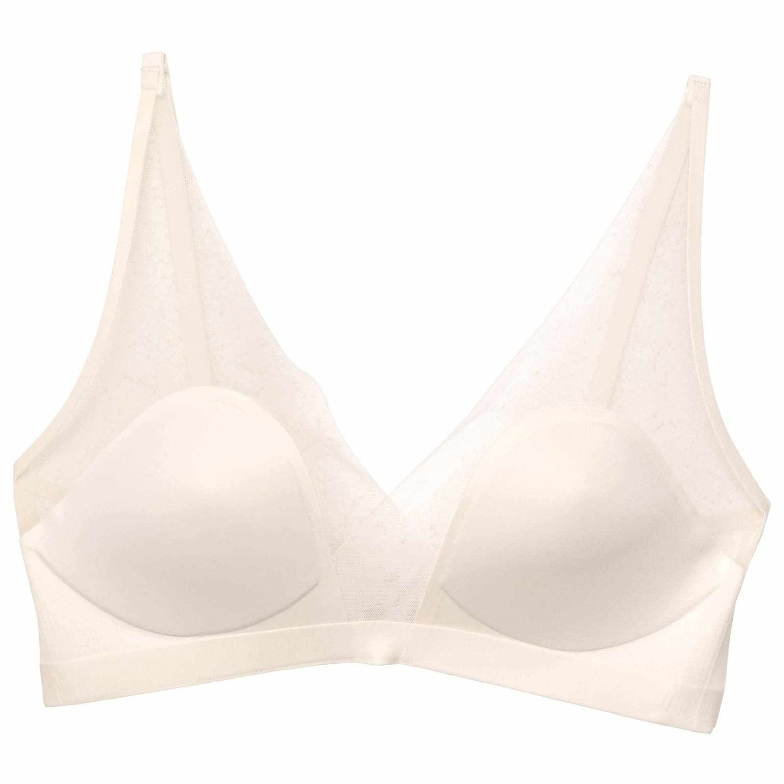 シアーメッシュシームレスブラジャー単品