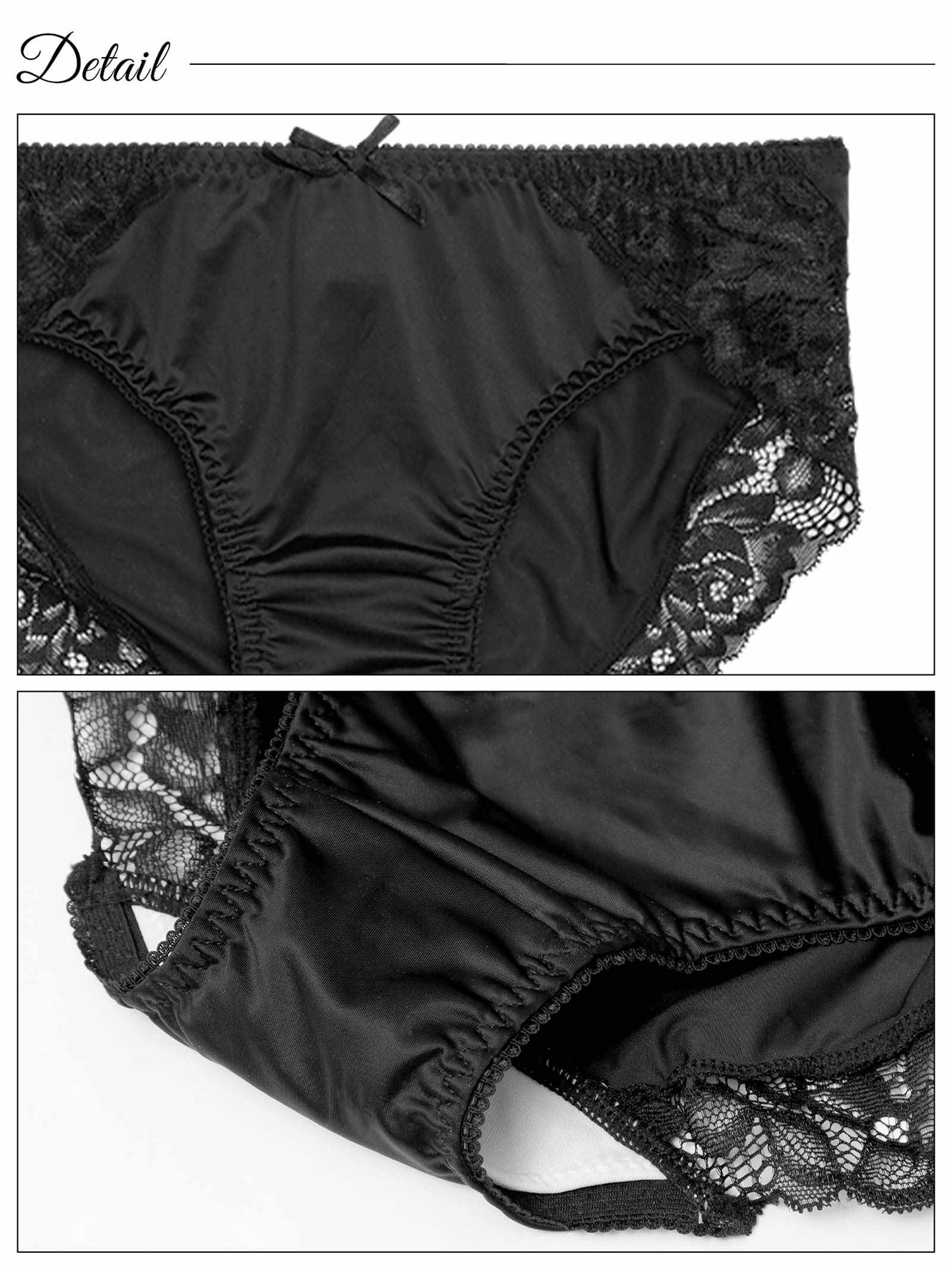 4/21新作!リボンフラワーレースサニタリーショーツ単品