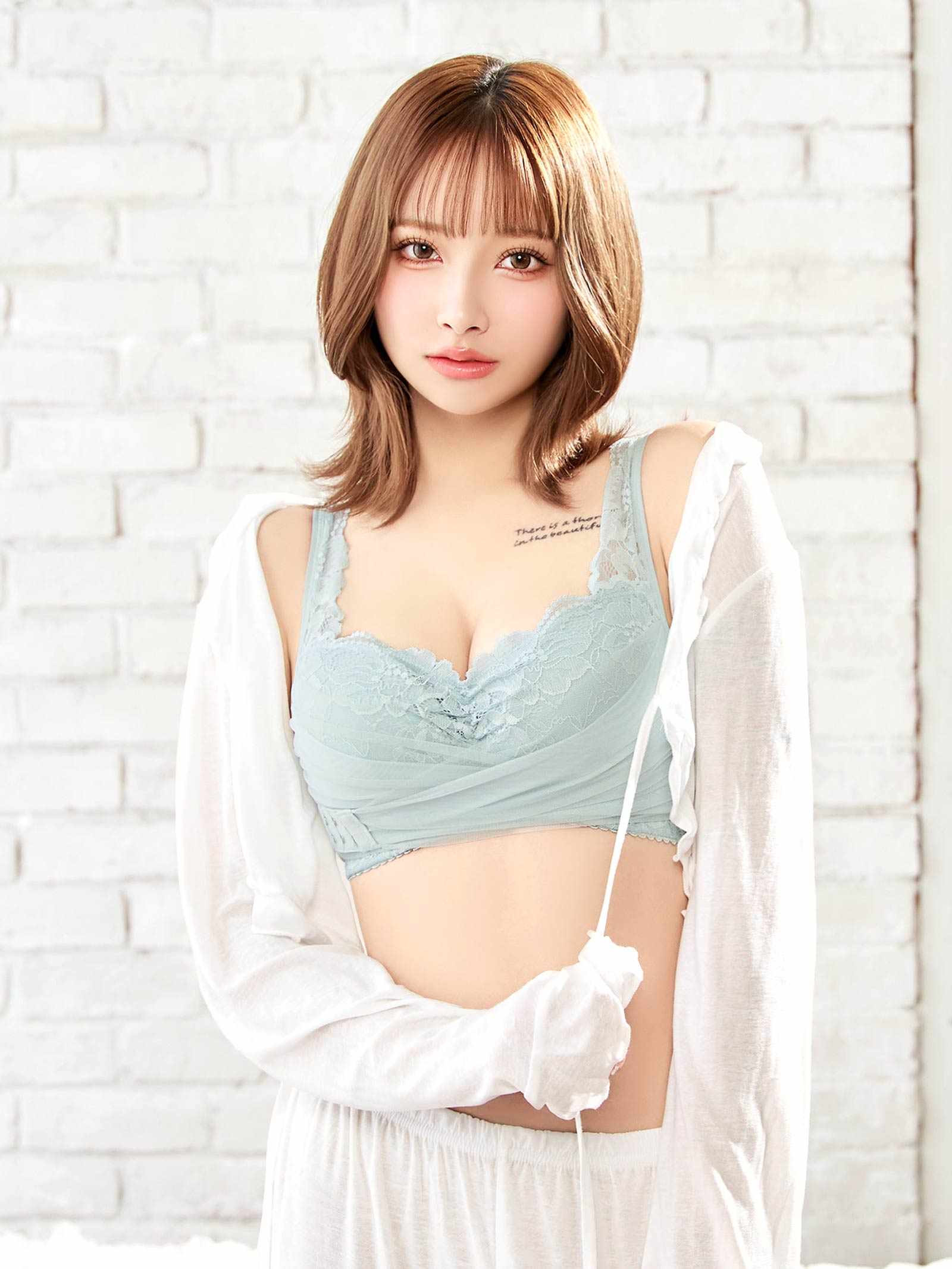 8/25新作!【ノンワイヤー】カシュクールアンダーホックナイトブラ単品