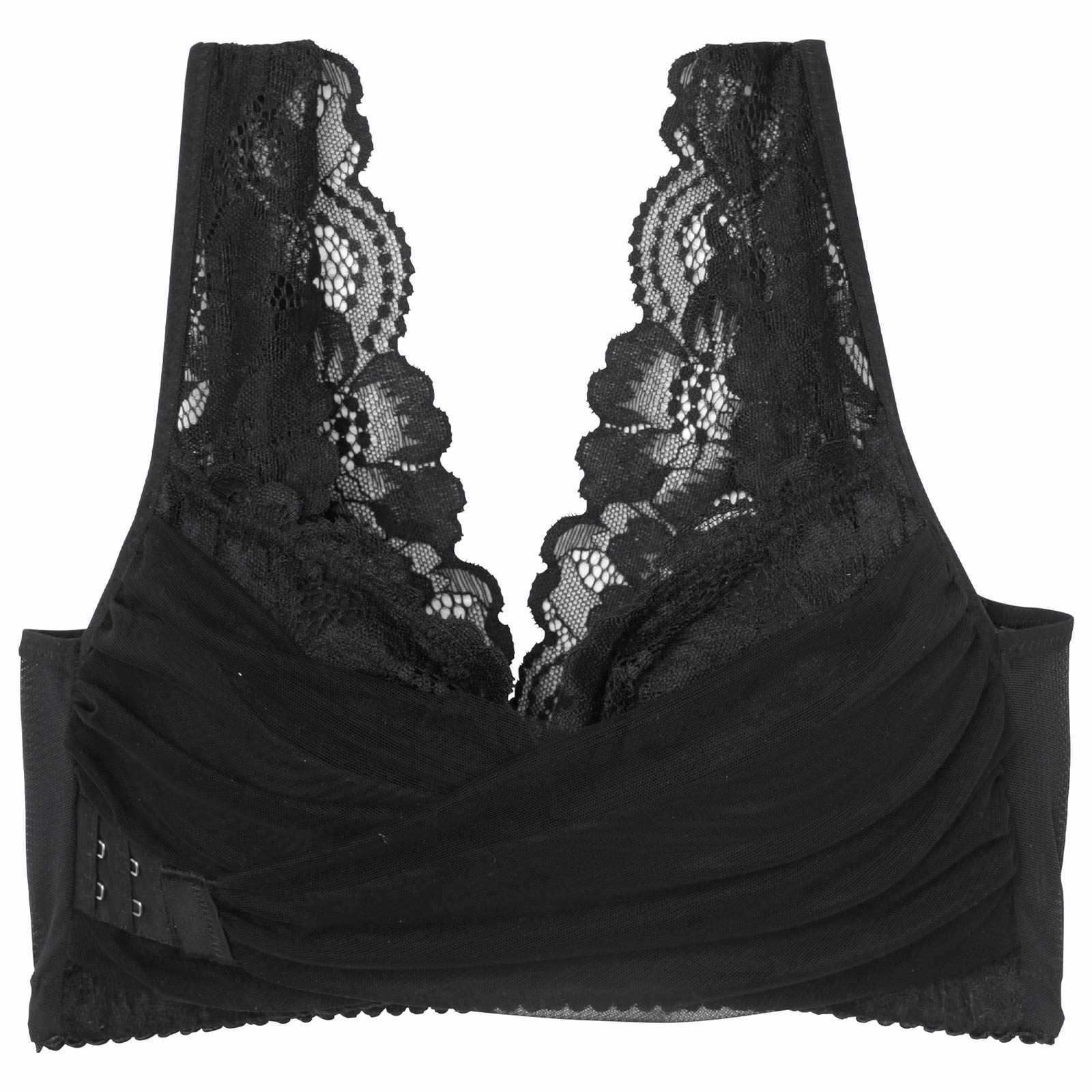 【ノンワイヤー】カシュクールアンダーホックナイトブラ単品