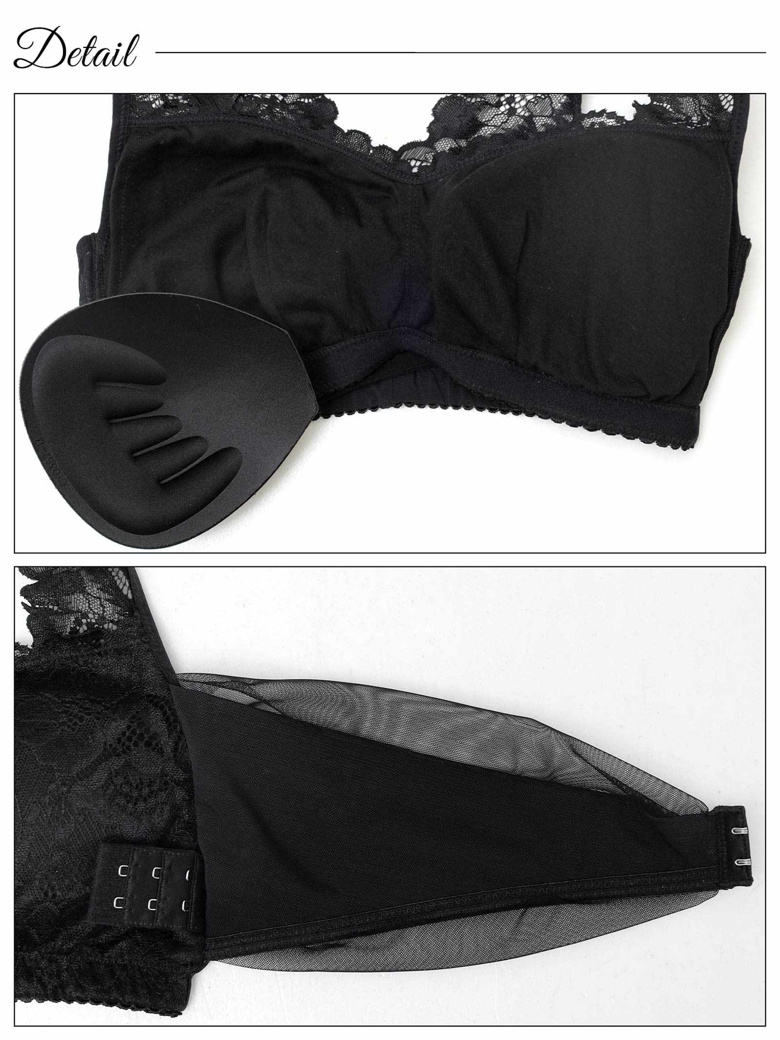 8/25新作!【ノンワイヤー】カシュクールアンダーホックナイトブラ単品