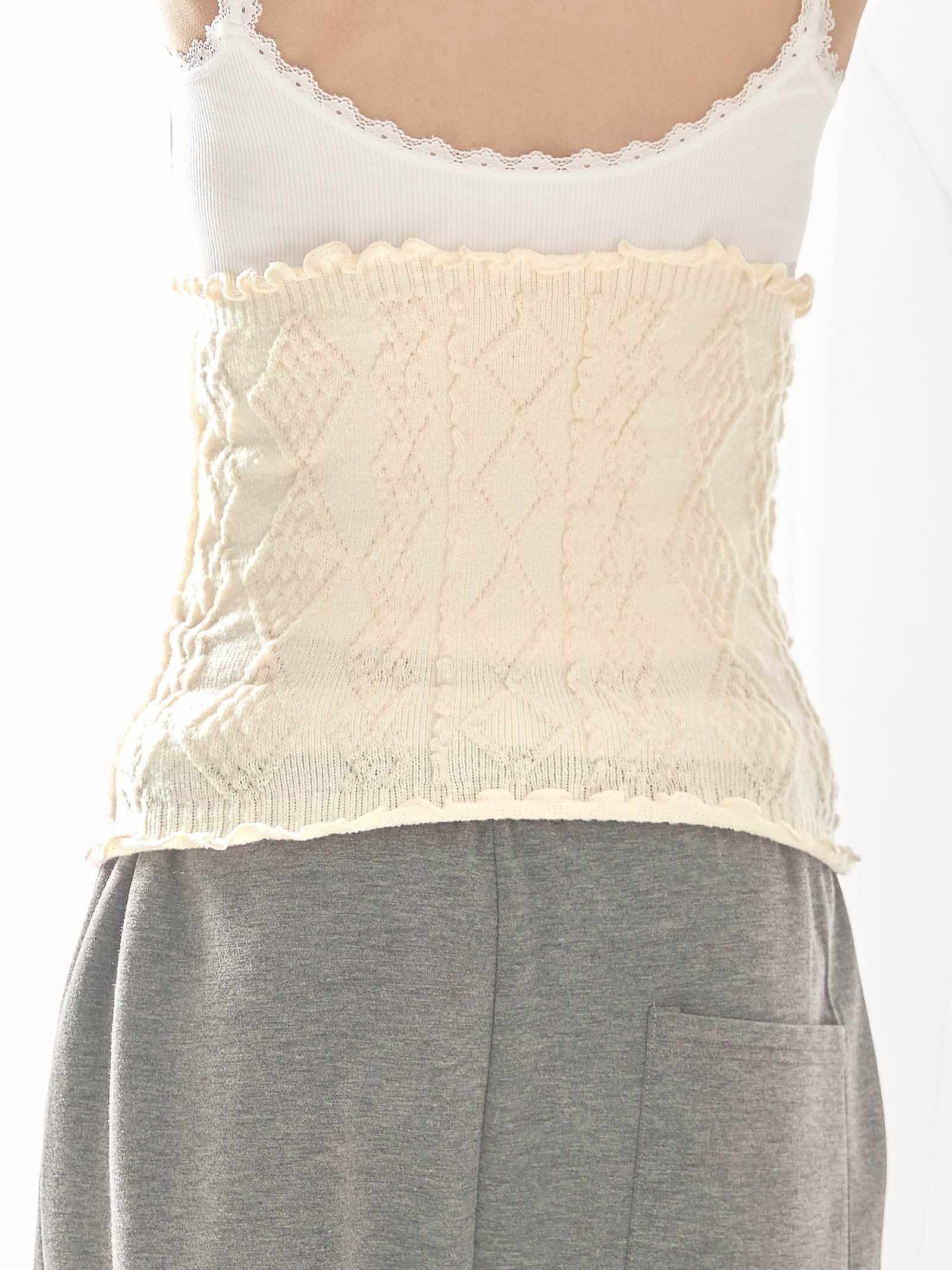 12/10新作!編柄腹巻き&ネックウォーマー