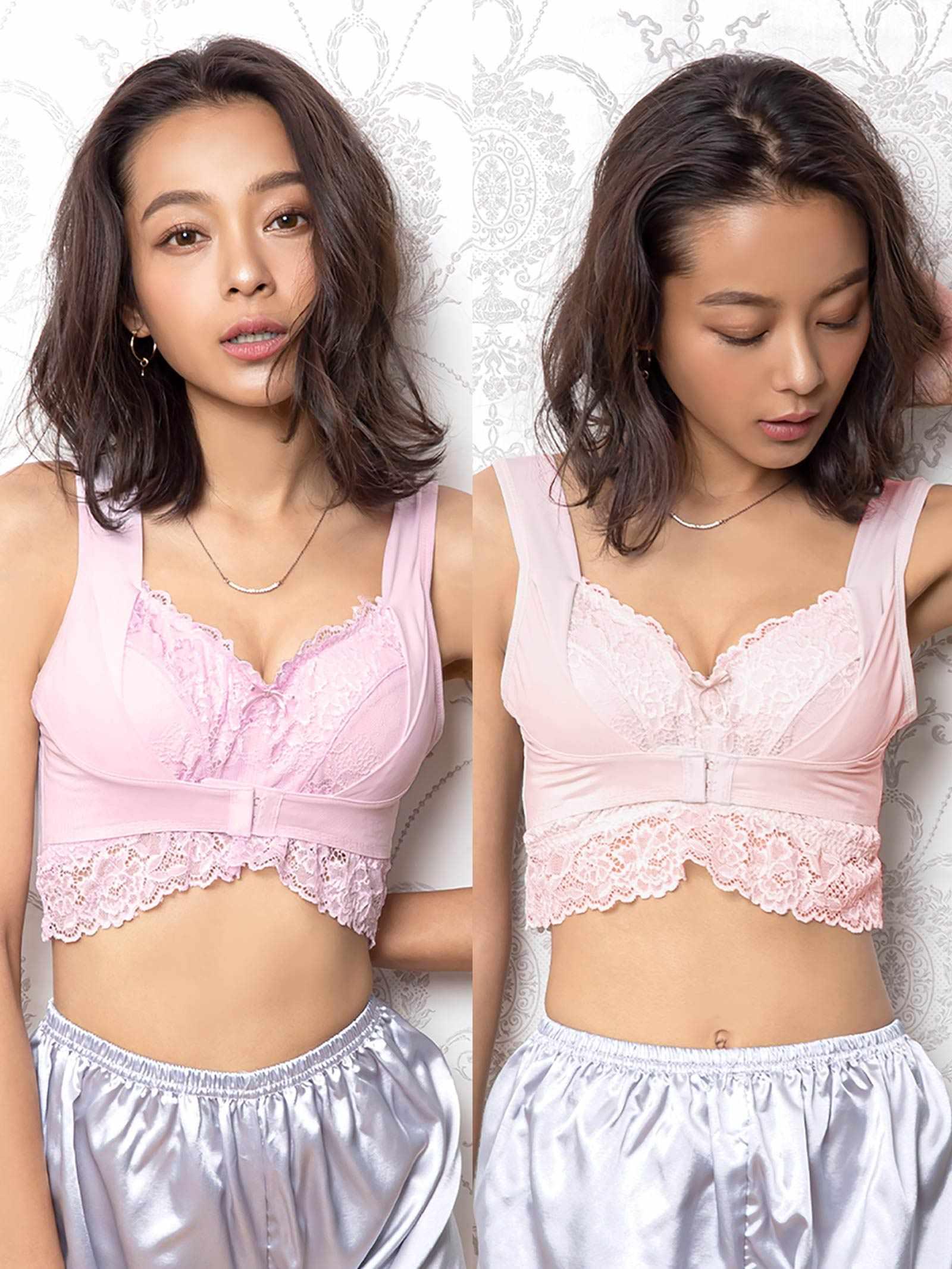 2/3再販!【ノンワイヤー】フロントホック付きドリーミーナイトブラ単品 - 【公式】247Lingerie