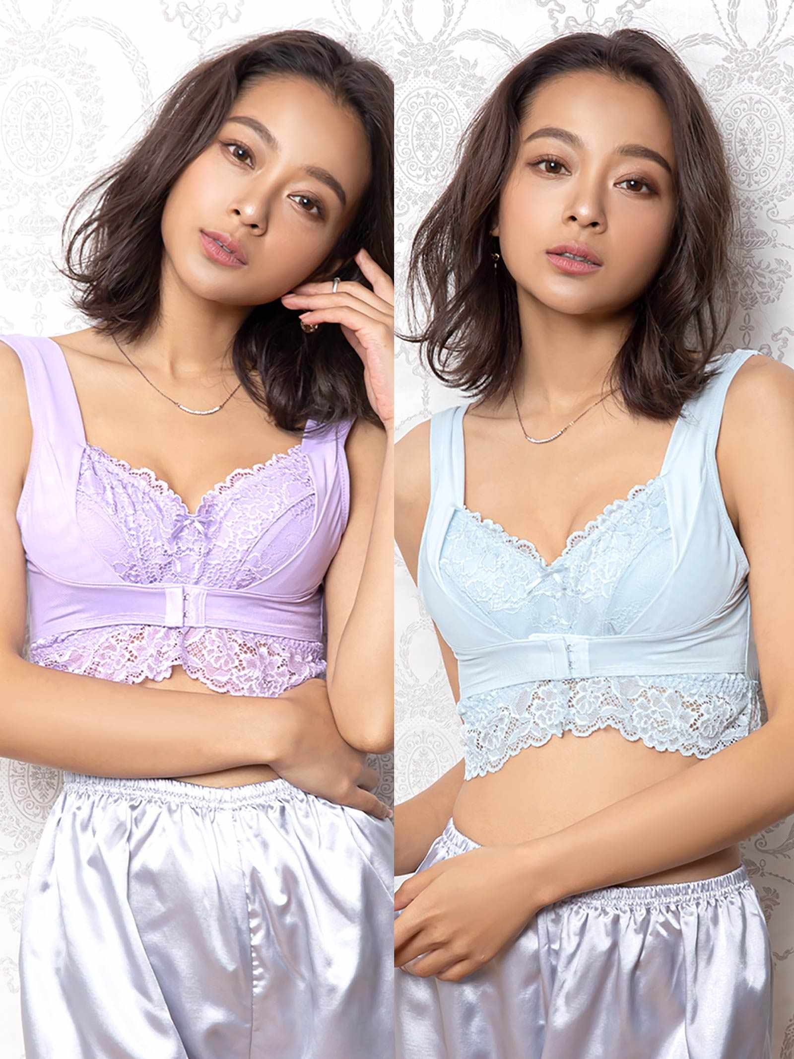 12/16再販!【ノンワイヤー】フロントホック付きドリーミーナイトブラ単品