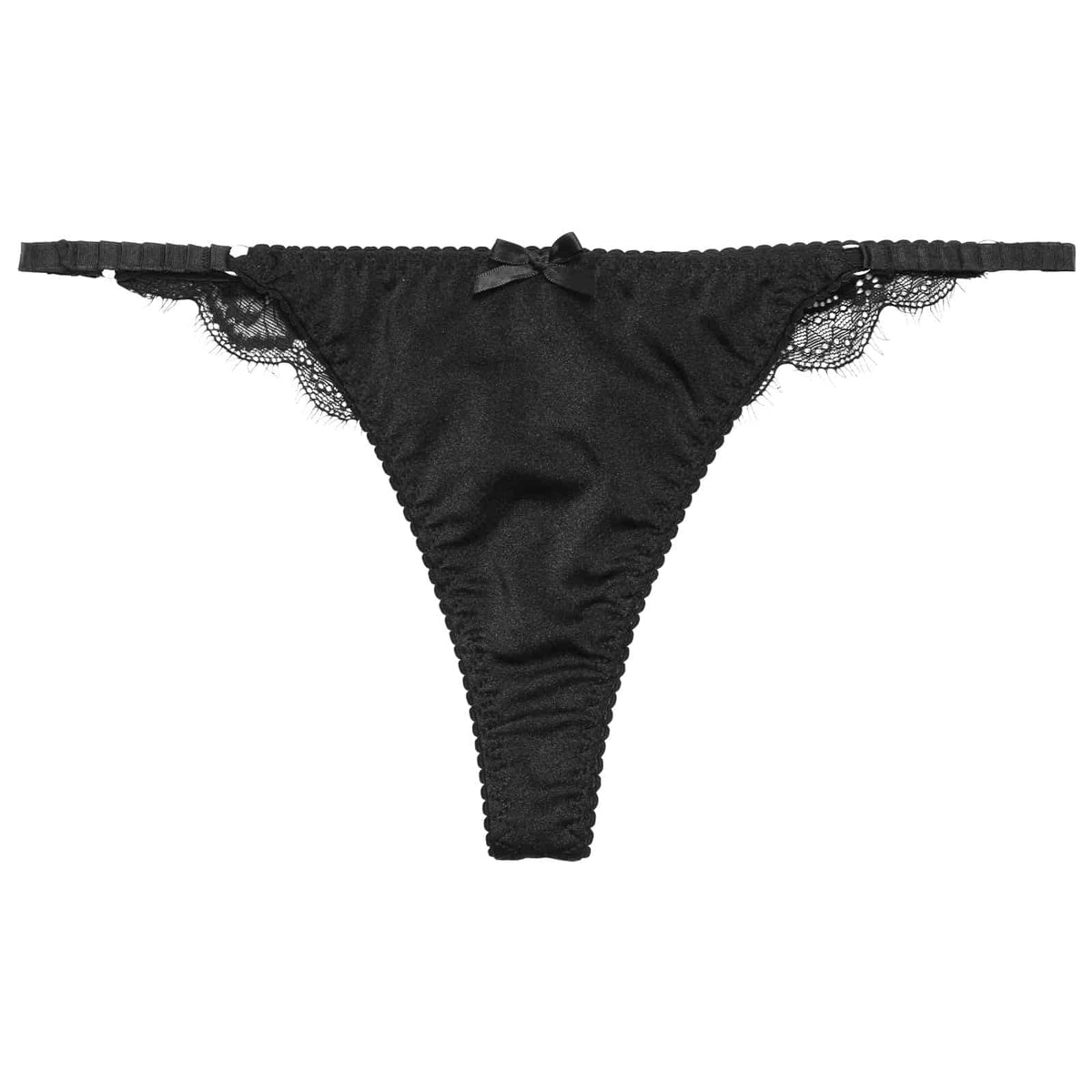 10/7新作!バックレースサテンTバックショーツ単品