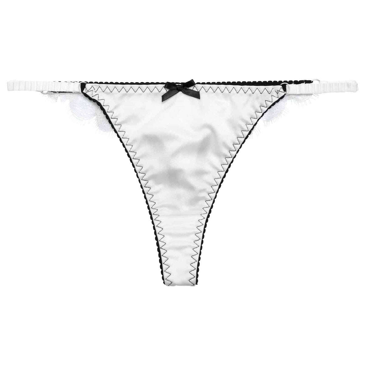 10/7新作!バックレースサテンTバックショーツ単品