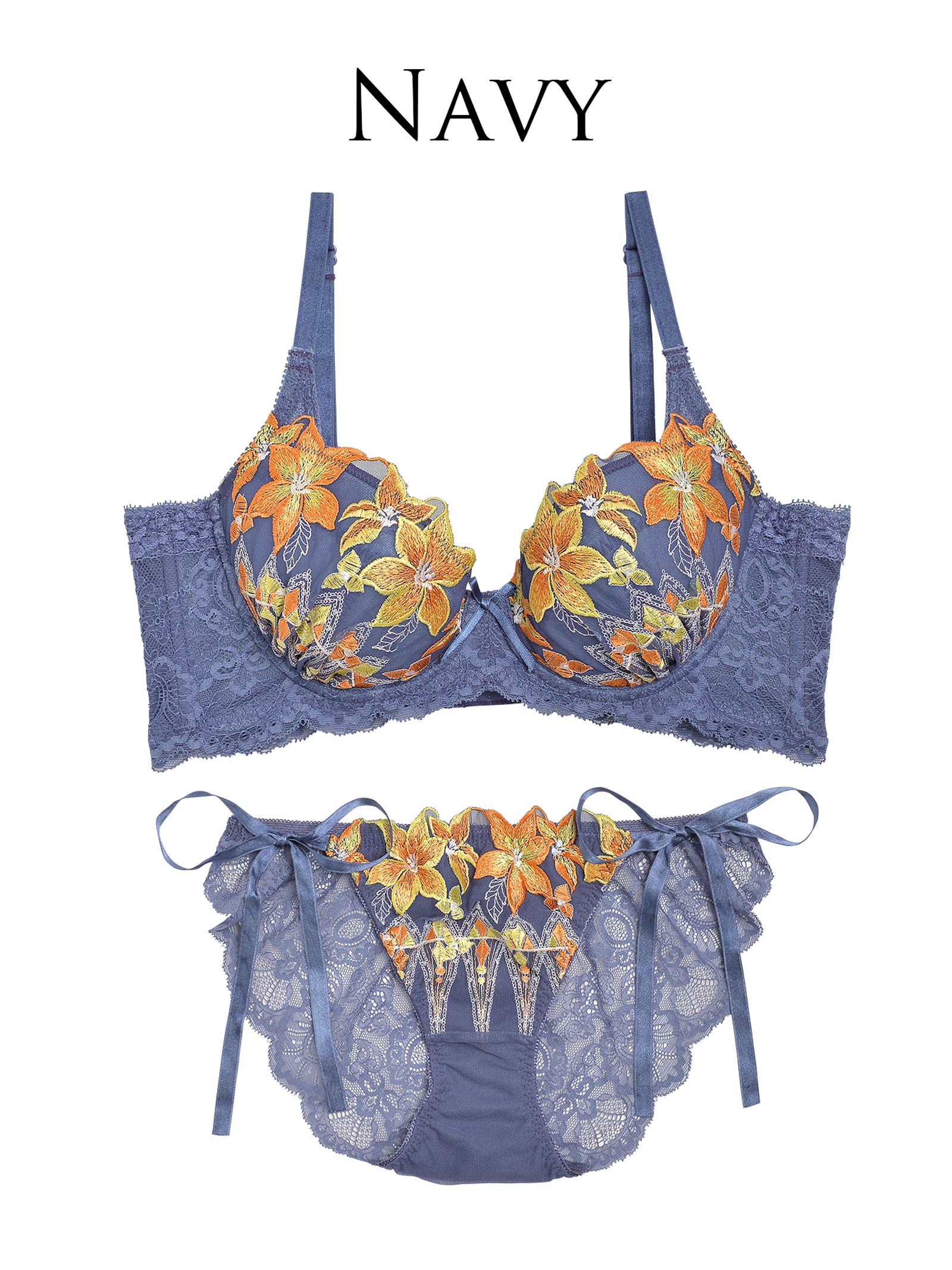 【永尾まりや着用】【Reinest】ビューティーリリィ育乳脇高★魔法のブラジャー&サイド紐バック透けフルバックショーツ - 【公式】247Lingerie