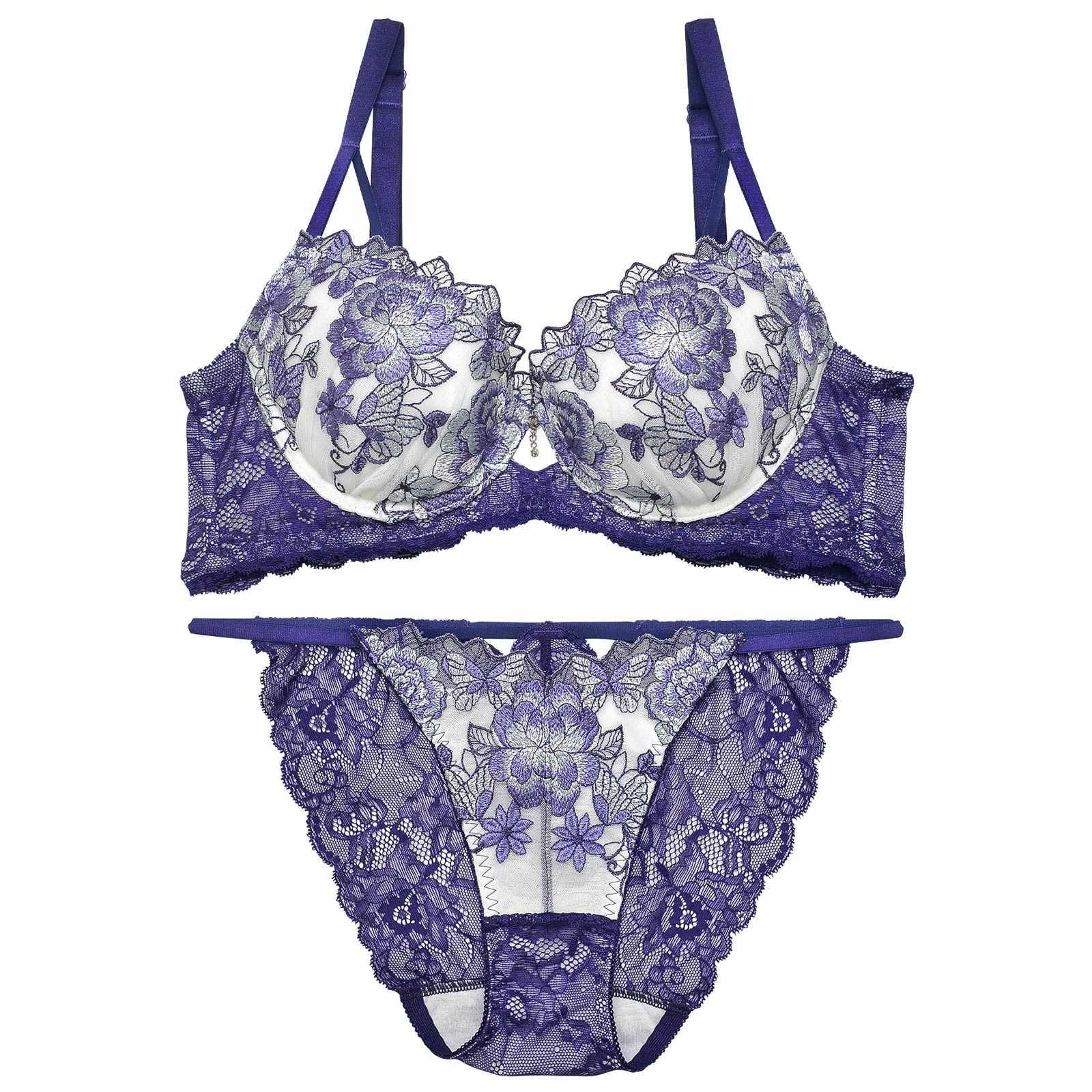 【永尾まりや着用】【Reinest】ロイヤルピオニーバタフライ育乳脇高★魔法のブラジャー&バック透けフルバックショーツ - 【公式】247Lingerie