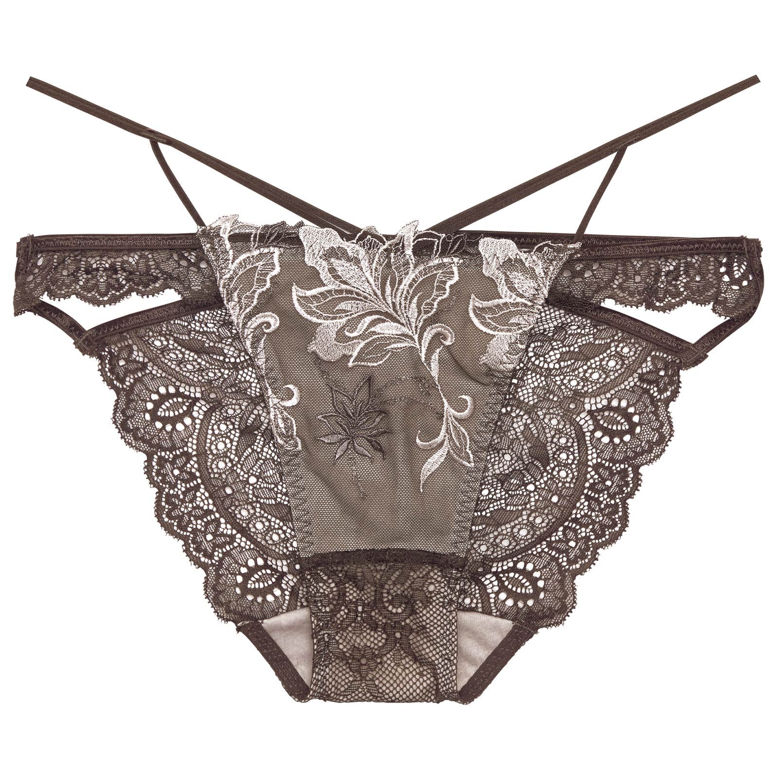 【Reinest】グロリアスリッチボタニカルバック透け選べるショーツ