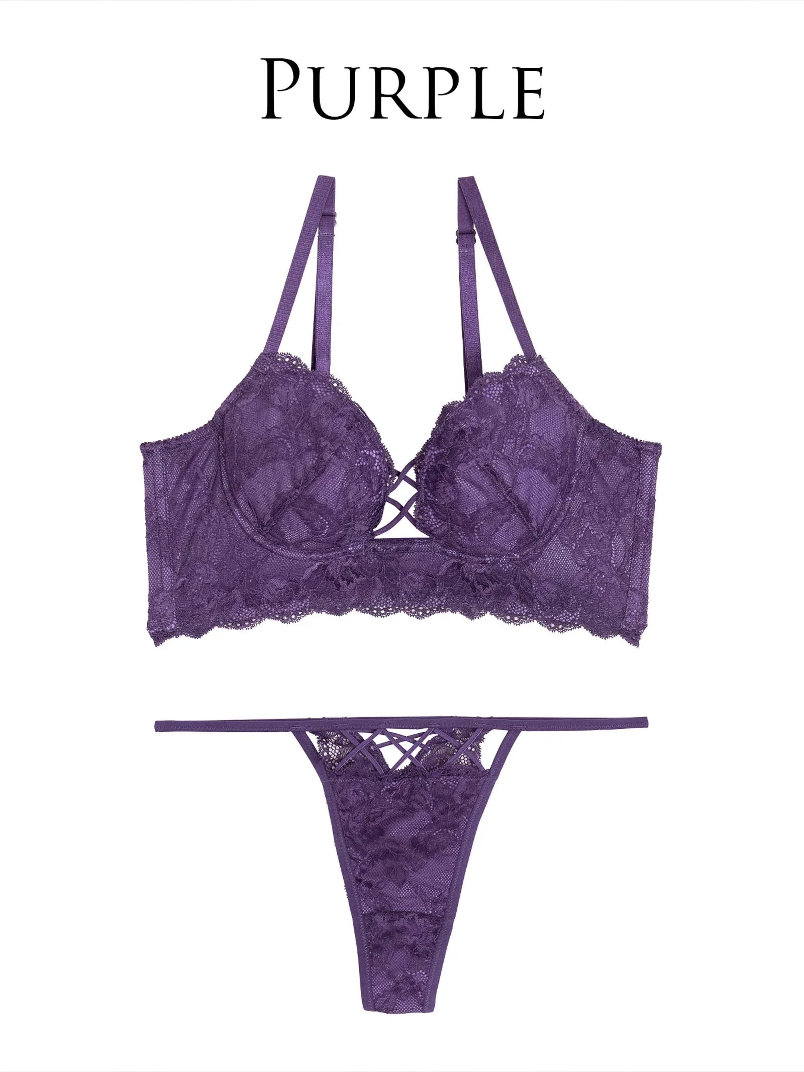 【Reinest】ダークヴィーナスコード背中魅せブラジャー&バック透けTバックショーツ - 【公式】247Lingerie