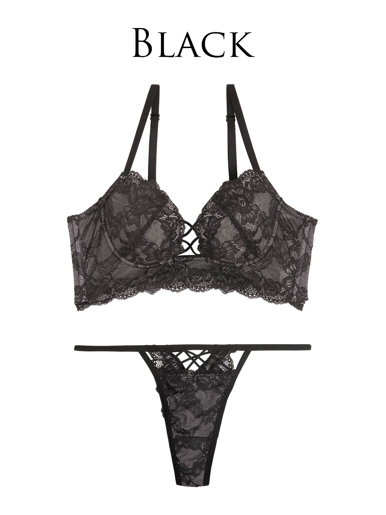 6/24再販!!【永尾まりや着用】【Reinest】ダークヴィーナスコード背中魅せブラジャー&バック透けTバックショーツ