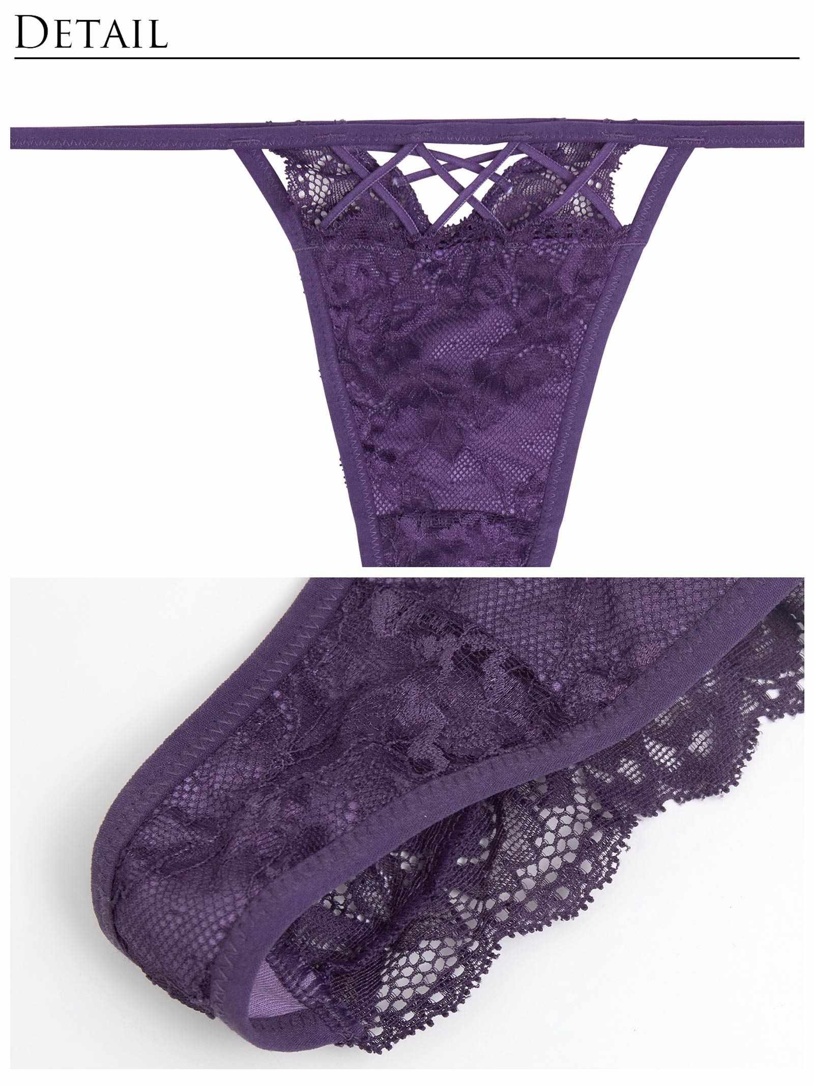 【Reinest】ダークヴィーナスコード背中魅せブラジャー&バック透けTバックショーツ - 【公式】247Lingerie