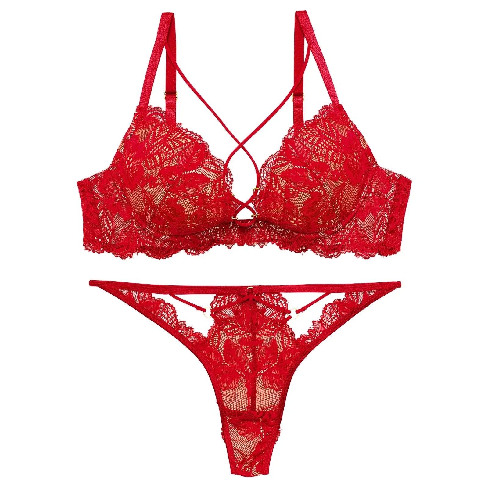 1/29再販!【Reinest】スピンドルレーシィカットブラジャー&バック透けTバックショーツ - 【公式】247Lingerie