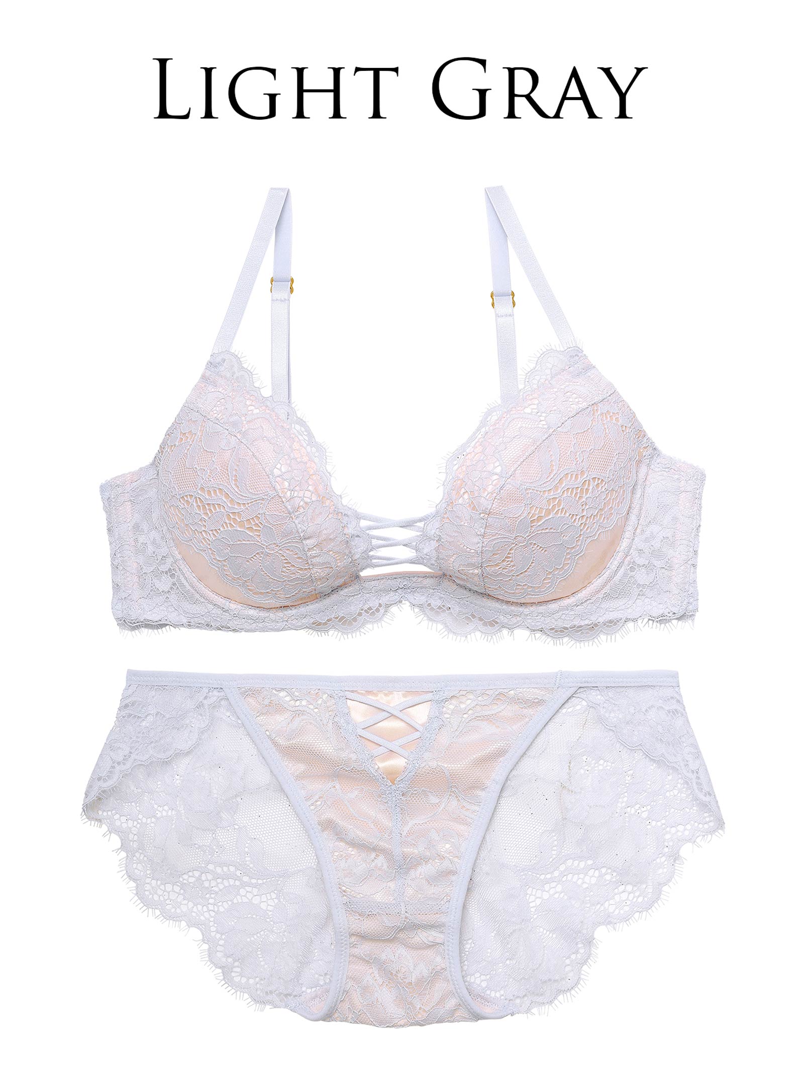 1/27再販!【Reinest】ラグジュアリースピンドルレースブラジャー&バック透けフルバックショーツ - 【公式】247Lingerie