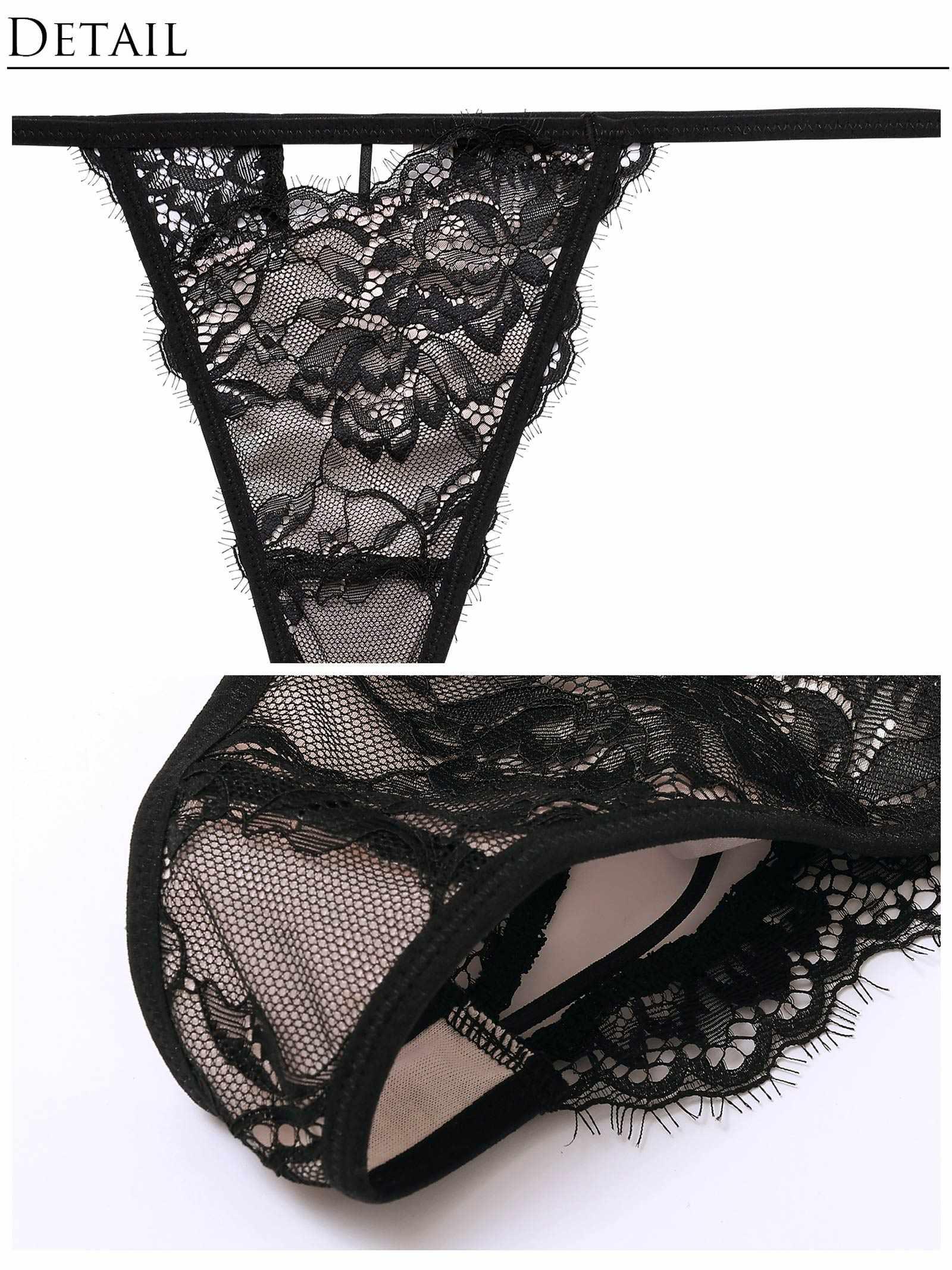 1/27再販!【Reinest】ラグジュアリースピンドルレースブラジャー&バック透けTバックショーツ - 【公式】247Lingerie