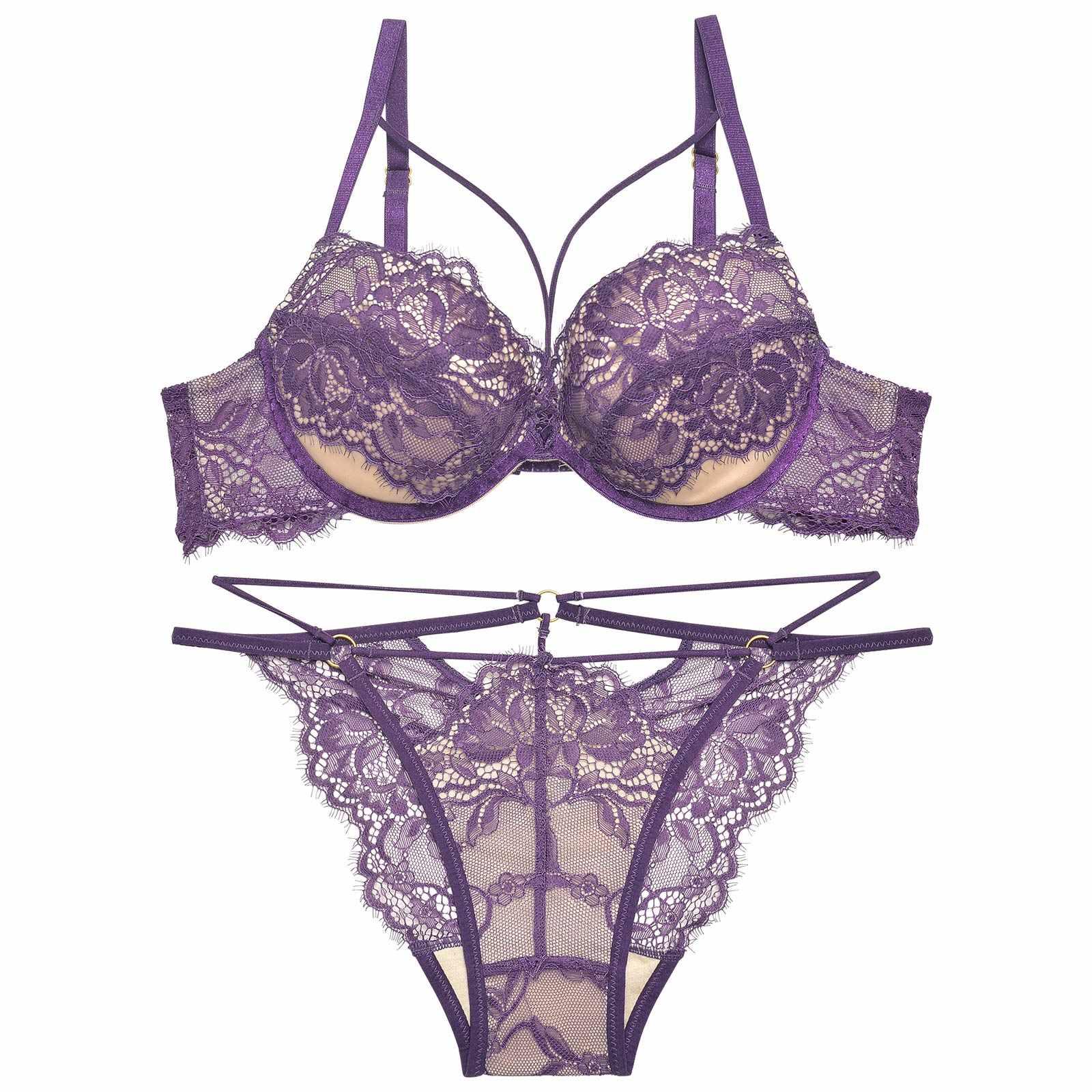 【永尾まりや着用】【Reinest】アグレアーブルレースコードブラジャー&バック透けフルバックショーツ - 【公式】247Lingerie