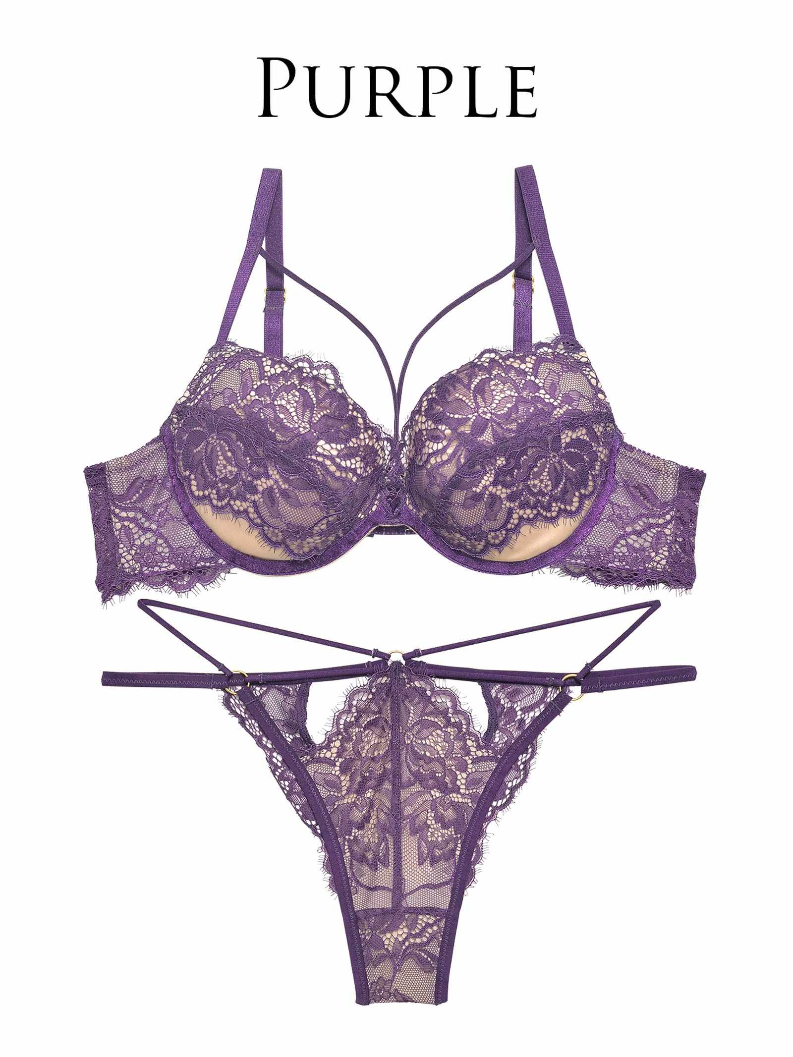 10/25新作!【永尾まりや着用】【Reinest】アグレアーブルレースコードブラジャー&バック透けTバックショーツ