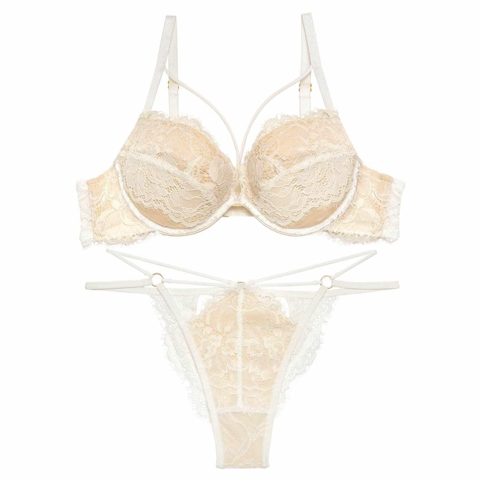 【永尾まりや着用】【Reinest】アグレアーブルレースコードブラジャー&バック透けTバックショーツ - 【公式】247Lingerie