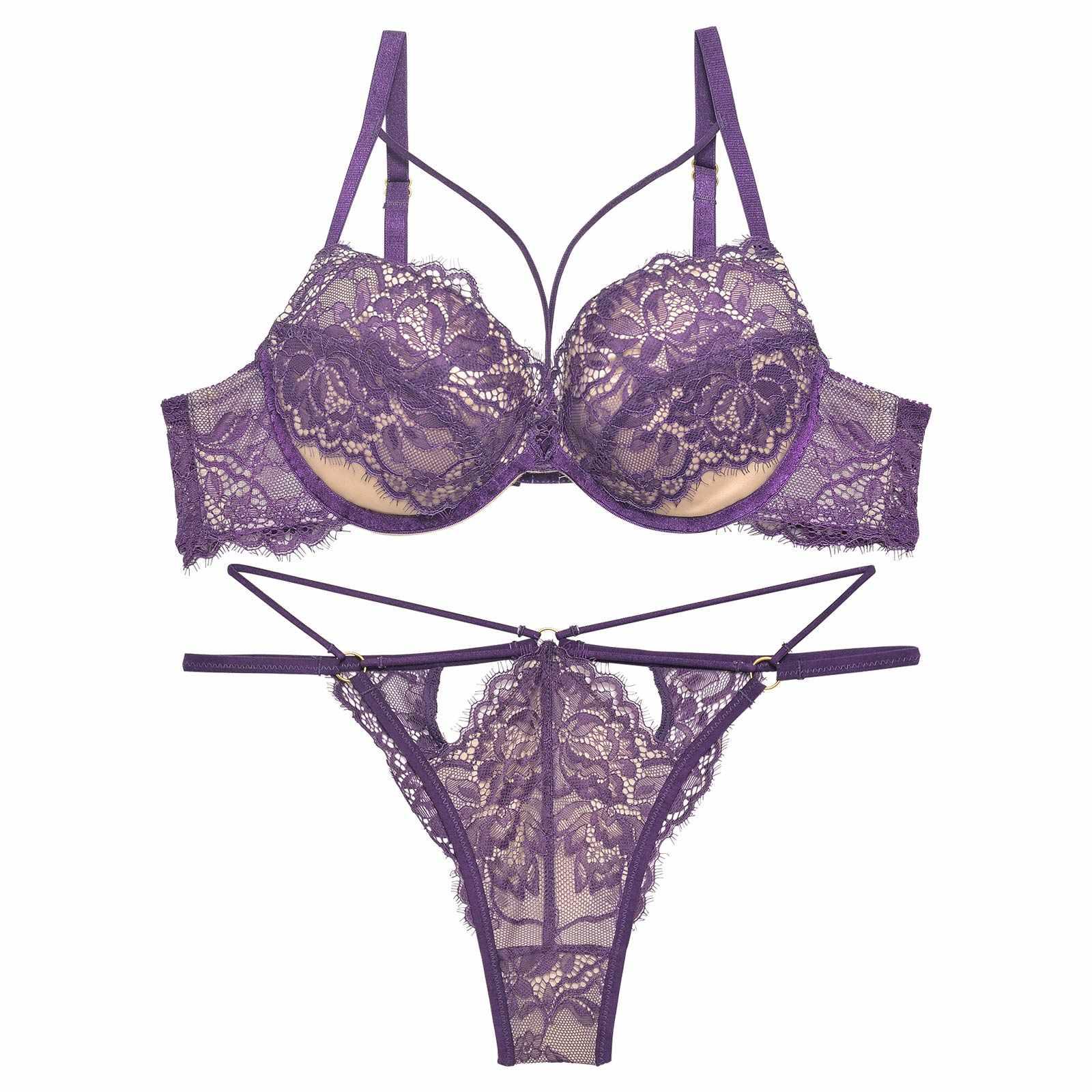 【永尾まりや着用】【Reinest】アグレアーブルレースコードブラジャー&バック透けTバックショーツ - 【公式】247Lingerie