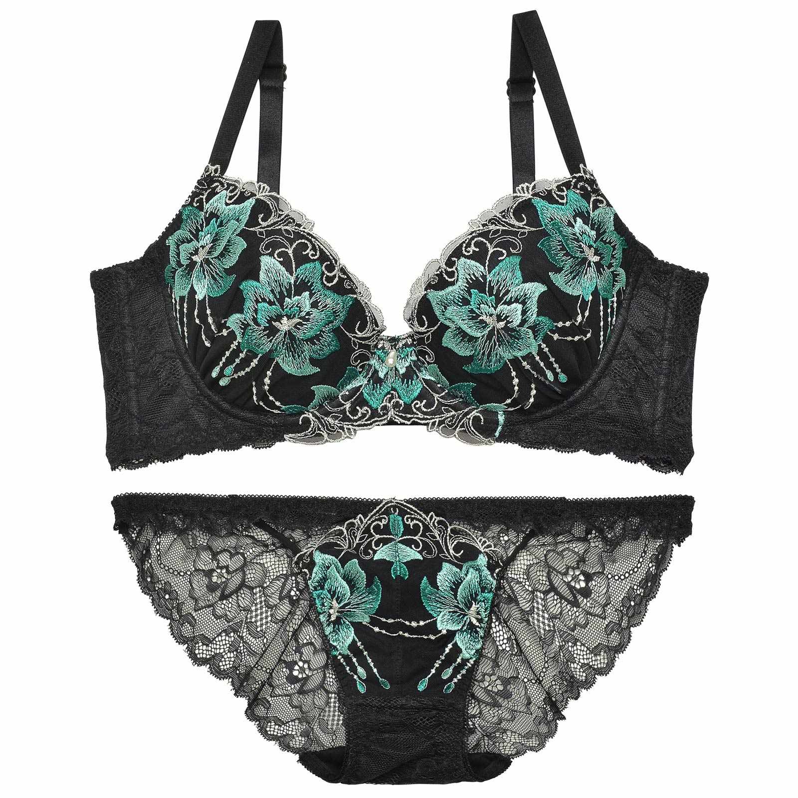 【永尾まりや着用】【Reinest】トワイライトブルーム育乳脇高★魔法のブラジャー&バック透けフルバックショーツ