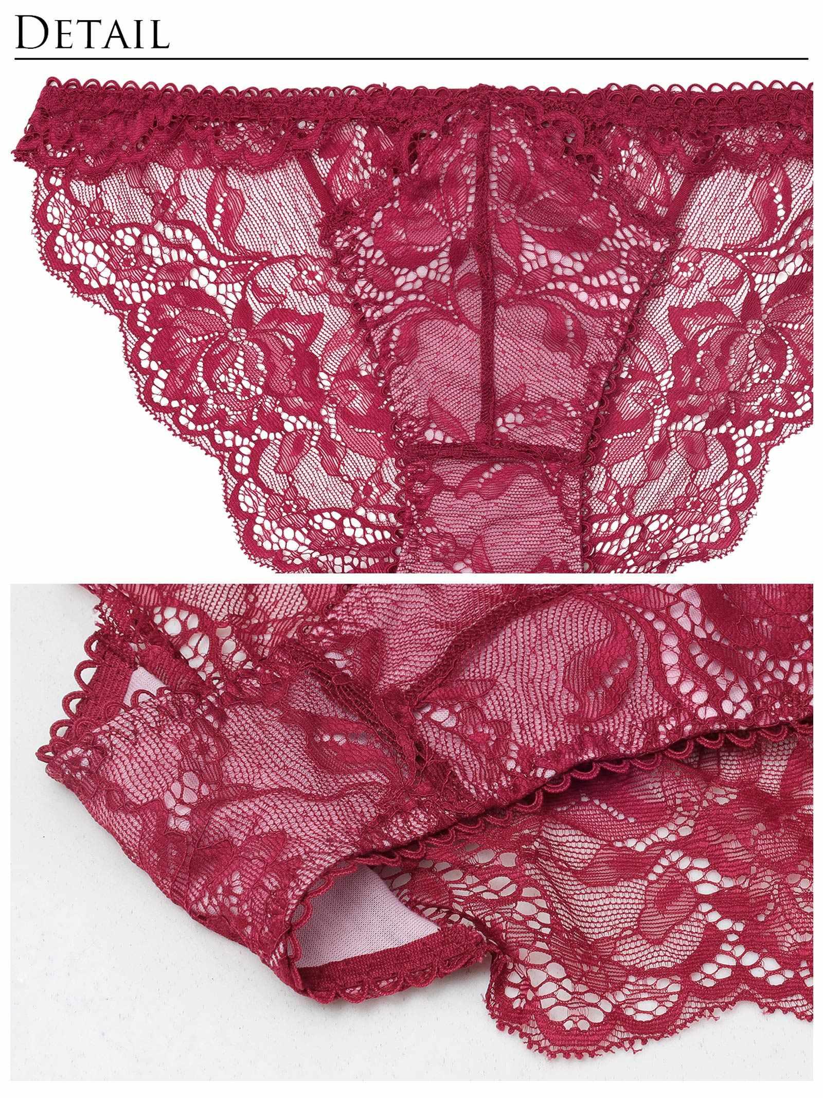 2/11再販!【Reinest】リュクスカットレースアップブラジャー&バック透けフルバックショーツ - 【公式】247Lingerie