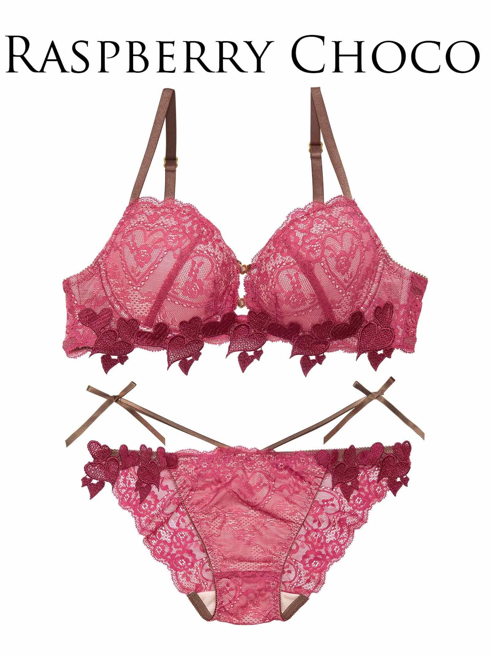 2/18再販!【Reinest】クイーンベリーハートブラジャー&バック透けフルバックショーツ - 【公式】247Lingerie