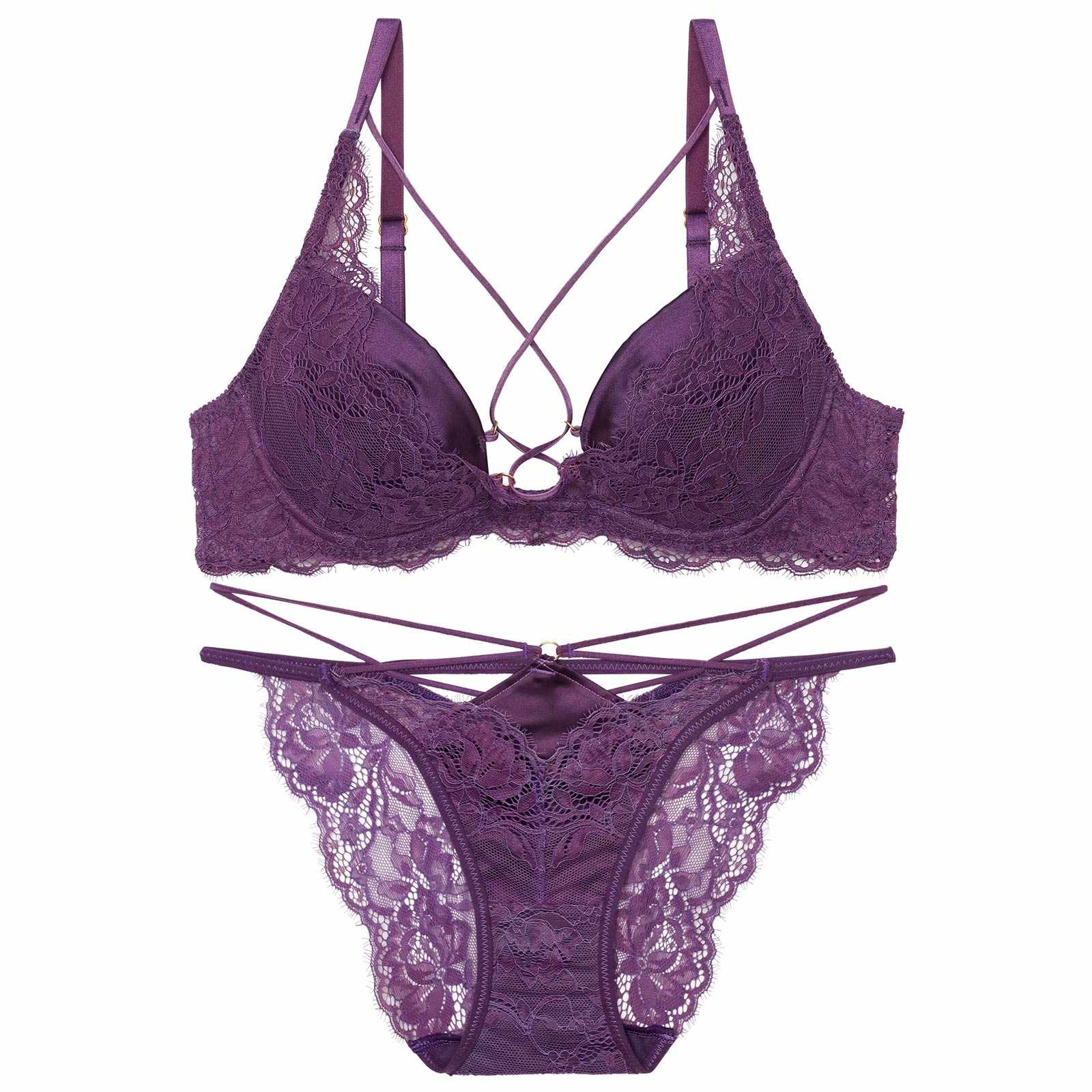 10/1新作!【Reinest】スパイシーサテンレーシィブラジャー&バック透けフルバックショーツ