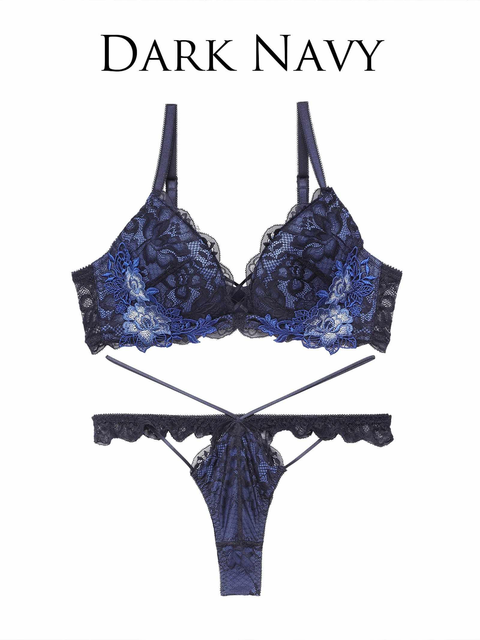 【永尾まりや着用】【Reinest】ボタニカルレースアップカットブラジャー&バック透けTバックショーツ - 【公式】247Lingerie