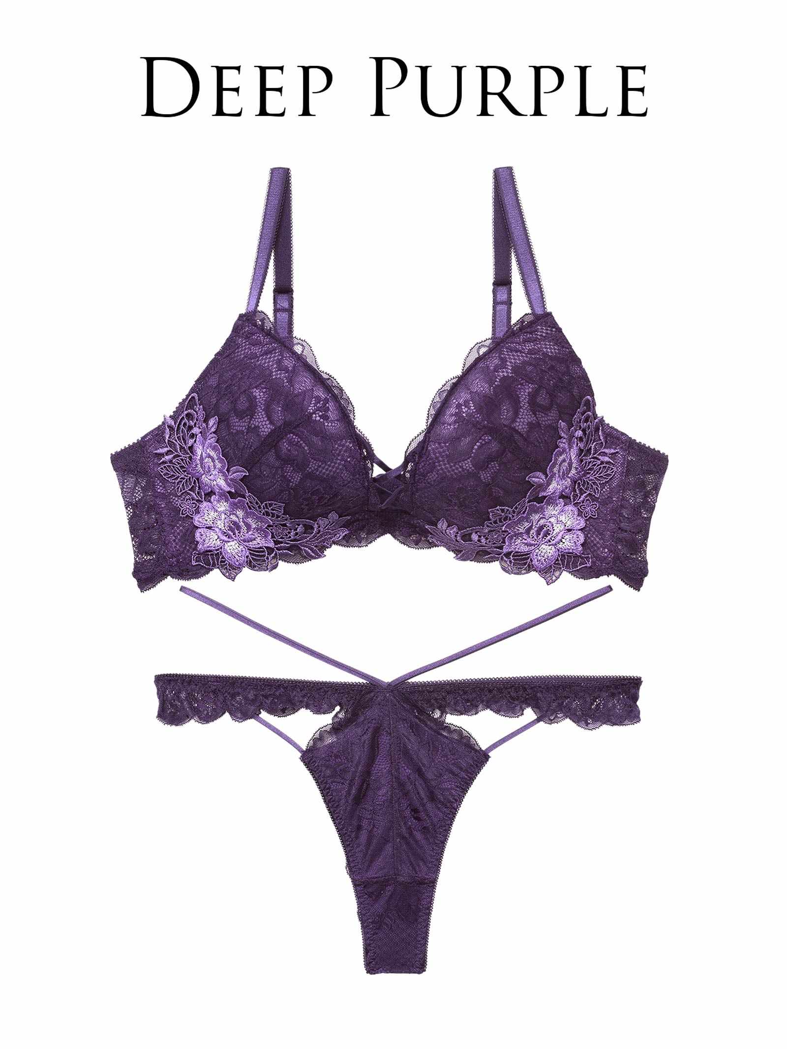 3/10新作!【永尾まりや着用】【Reinest】ボタニカルレースアップカットブラジャー&バック透けTバックショーツ