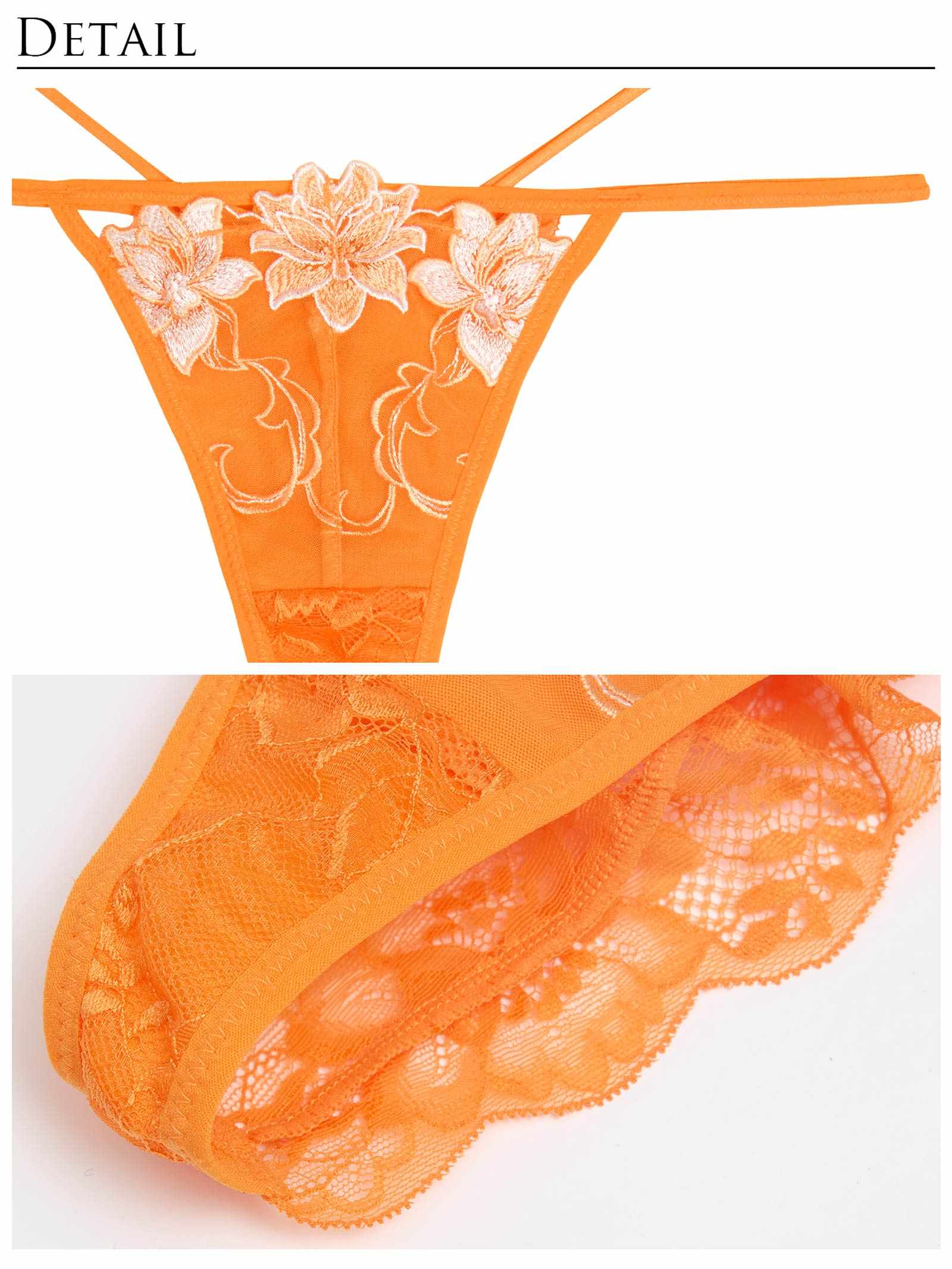 6/6新作!!【永尾まりや着用】【Reinest】リュクスブライトペタルブラジャー&バック透けTバックショーツ