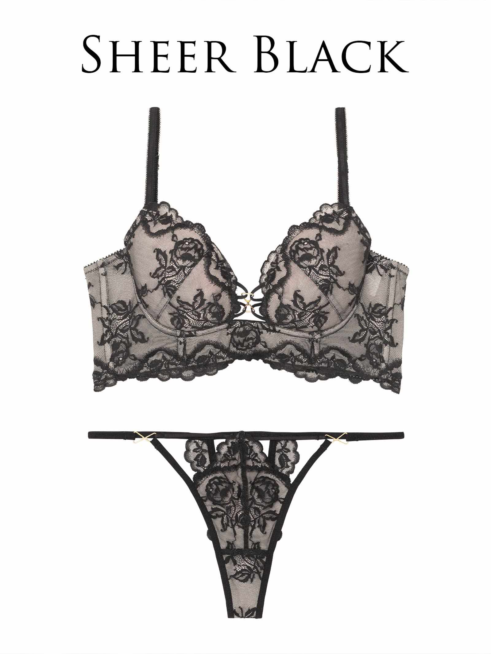 7/16新作!!【永尾まりや着用】【Reinest】ヌーディパルフェ背中魅せブラジャー&バック透けTバックショーツ