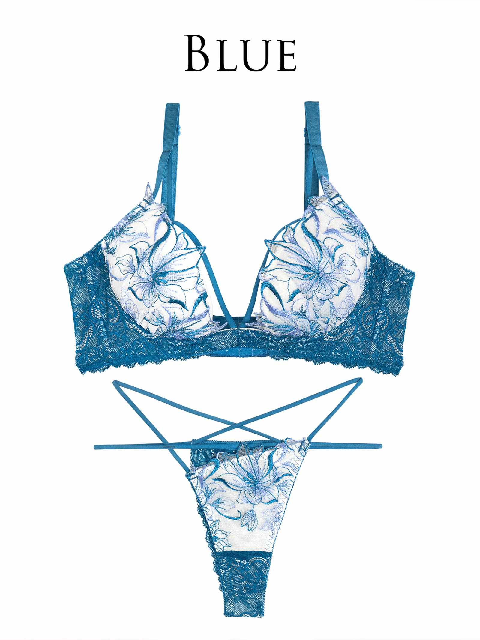 6/13新作!!【永尾まりや着用】【Reinest】ミューズリリーカットレーシィ育乳脇高★魔法のブラジャー&バック透けTバックショーツ