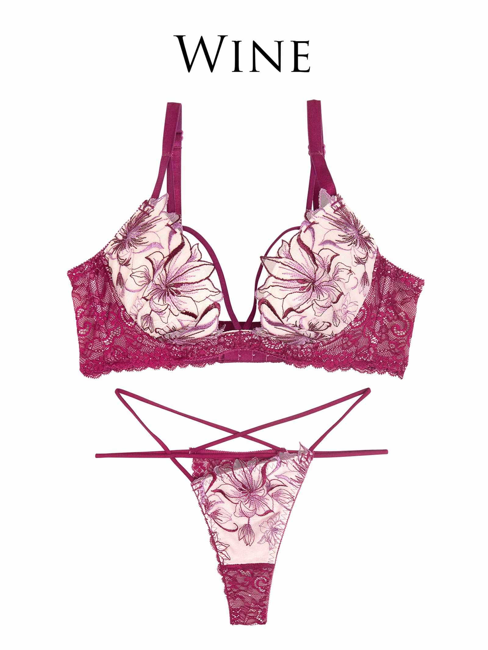 6/13新作!!【永尾まりや着用】【Reinest】ミューズリリーカットレーシィ育乳脇高★魔法のブラジャー&バック透けTバックショーツ