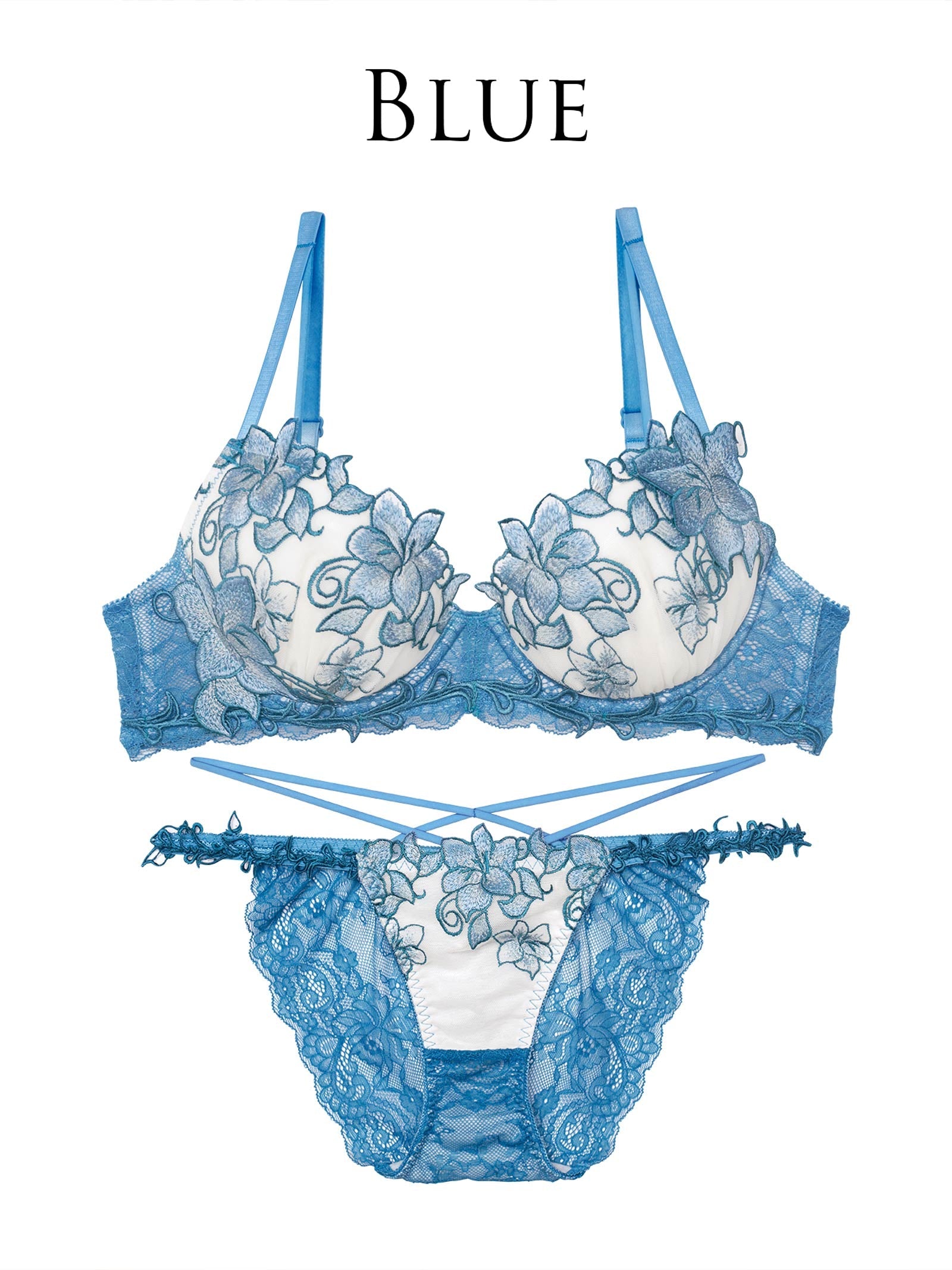 8/13新作!【永尾まりや着用】【Reinest】エトワールアマリリスブラジャー&バック透けフルバックショーツ