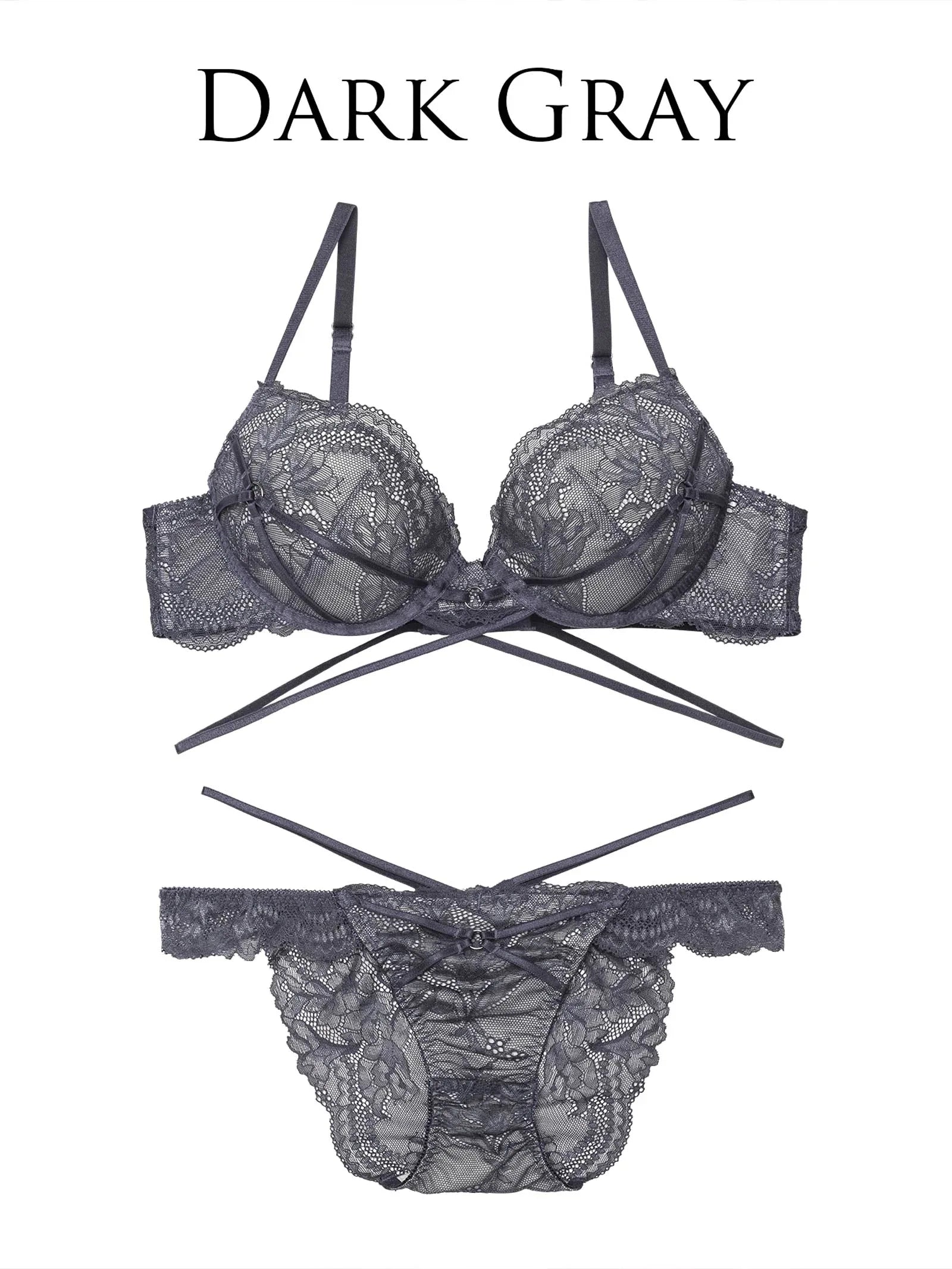 【永尾まりや着用】【Reinest】マスカレードストリングブラジャー&バック透けフルバックショーツ - 【公式】247Lingerie