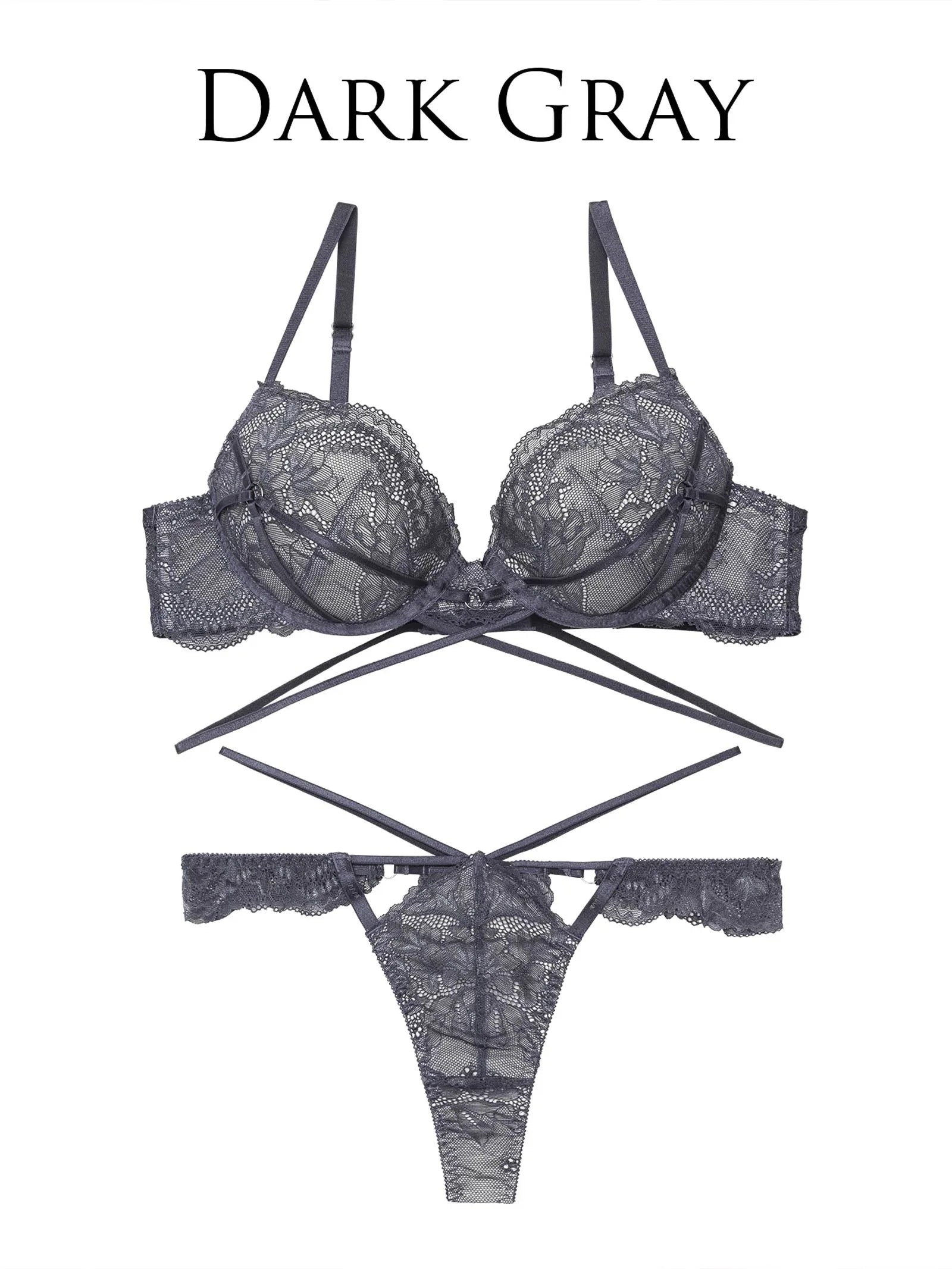 【永尾まりや着用】【Reinest】マスカレードストリングブラジャー&バック透けTバックショーツ - 【公式】247Lingerie