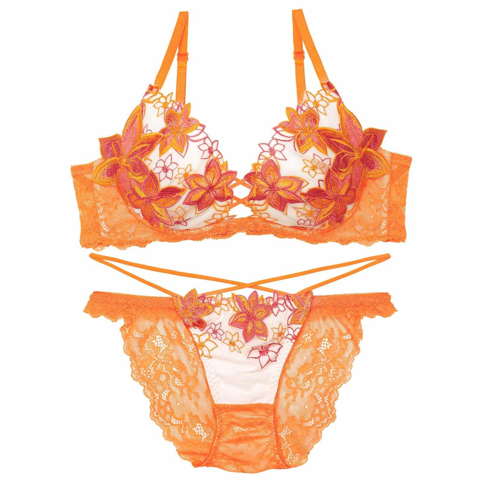 3/5再販!【永尾まりや着用】【Reinest】ラグジュアリー クレマチスブラジャー&バック透けフルバックショーツ