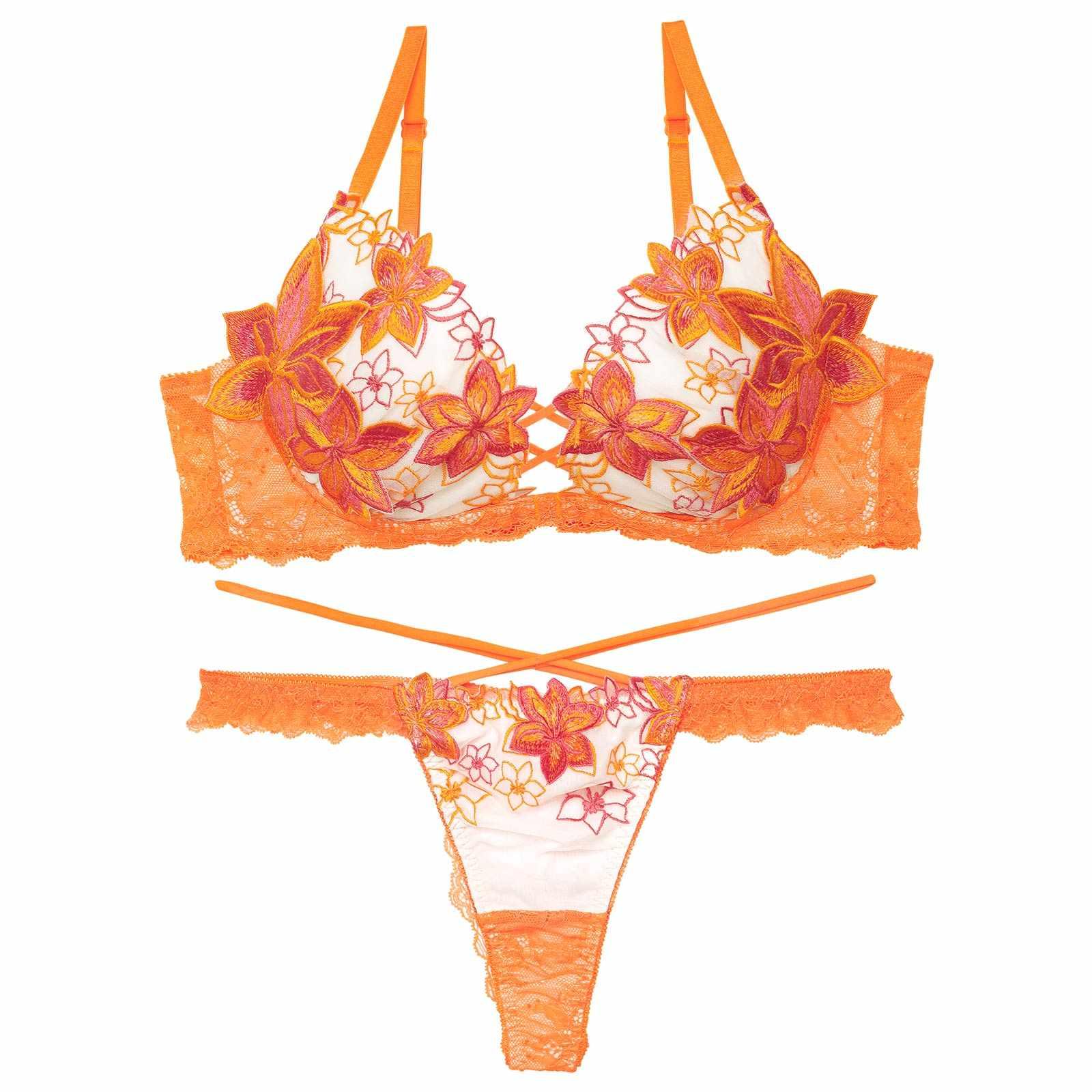 3/5再販!【永尾まりや着用】【Reinest】ラグジュアリー クレマチスブラジャー&バック透けTバックショーツ