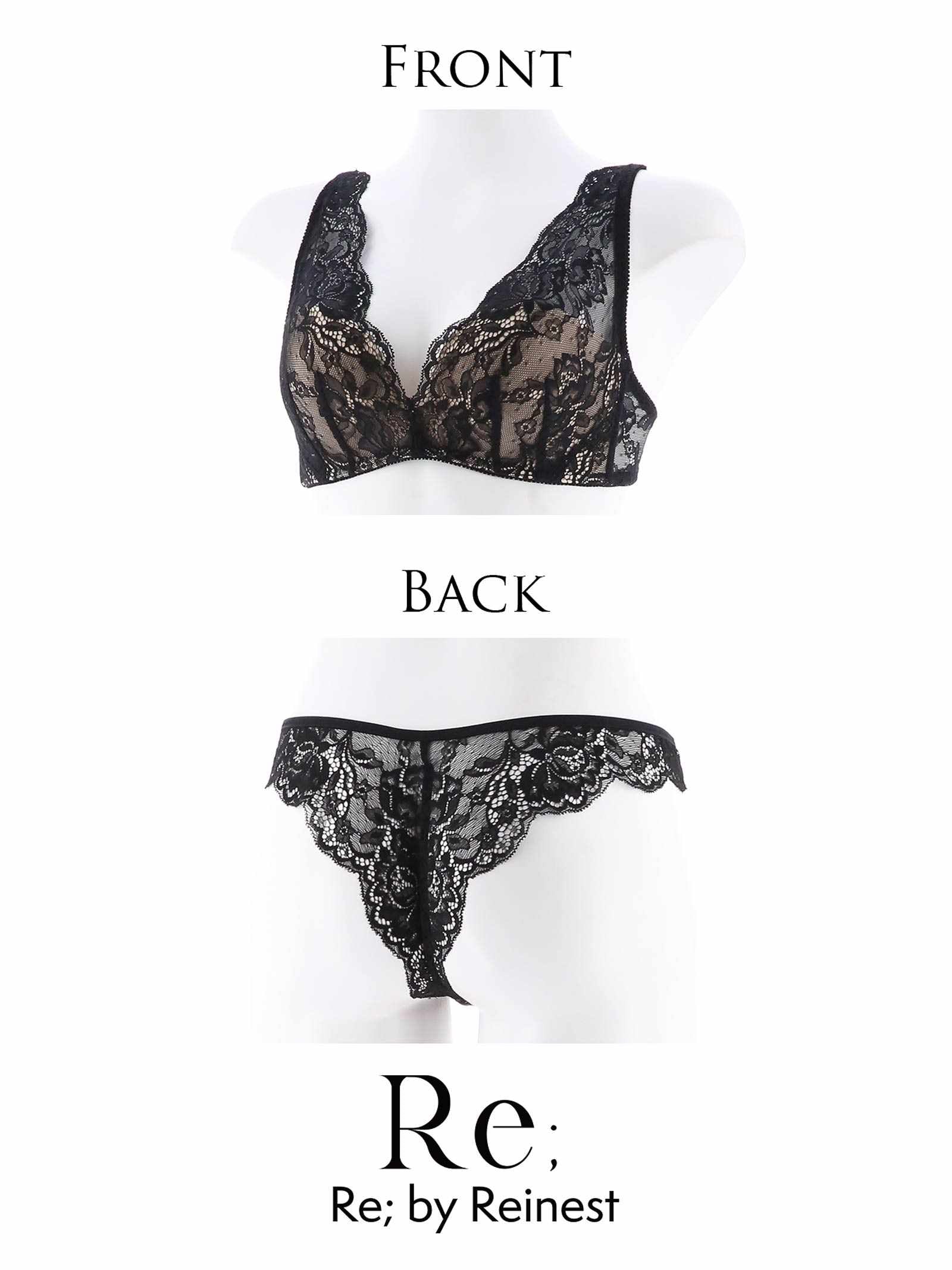 【Re;by Reinest】DIVA BRA series 24h Souffle T-back/24h スフレ単品Tバックショーツ