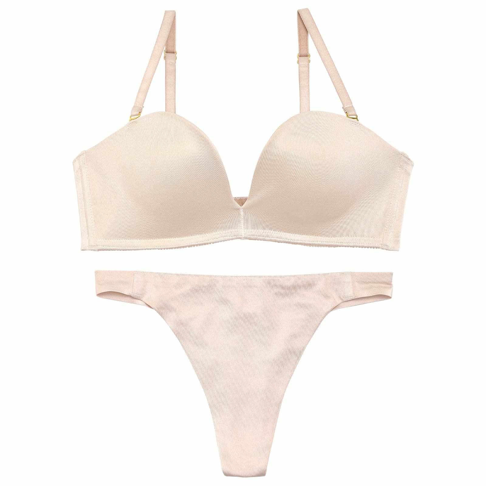 12/24新作!【ノンワイヤー】DIVA BRA series Seamless /シームレス育乳脇高ブラ&Tバックショーツ