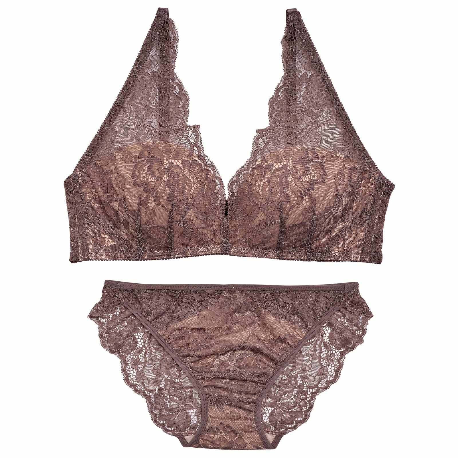 12/24新作!【ノンワイヤー】DIVA BRA series 24h Souffle /24h スフレ育乳脇高ブラ&バック透けフルバックショーツ