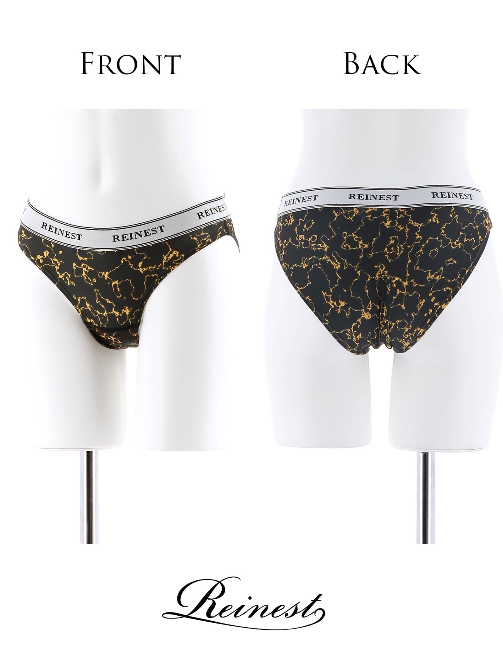 【Reinest】シンプルポイントデザインレディースショーツ