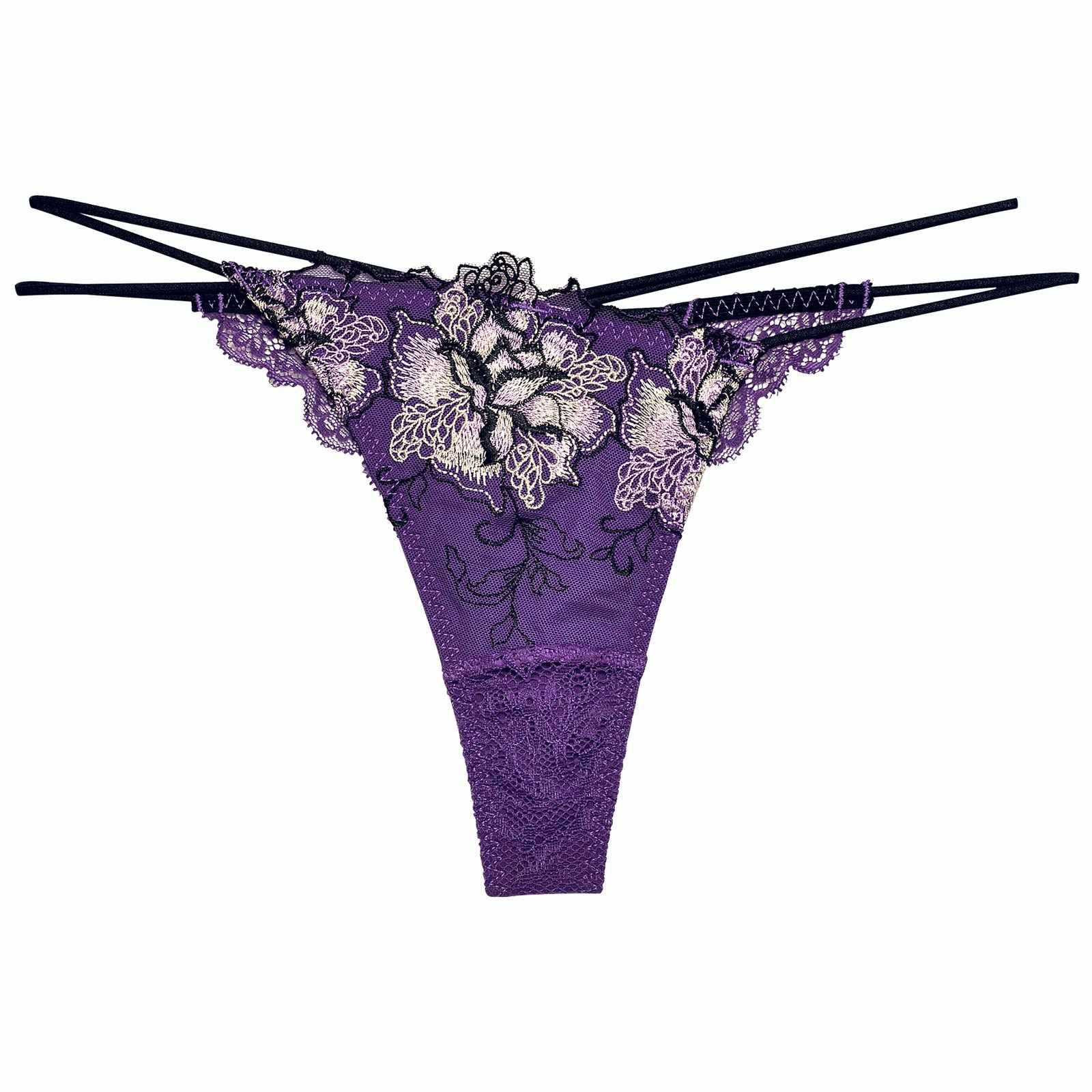 【Reinest】ファブリックレースアップフラワーバック透け選べるショーツ - 【公式】247Lingerie