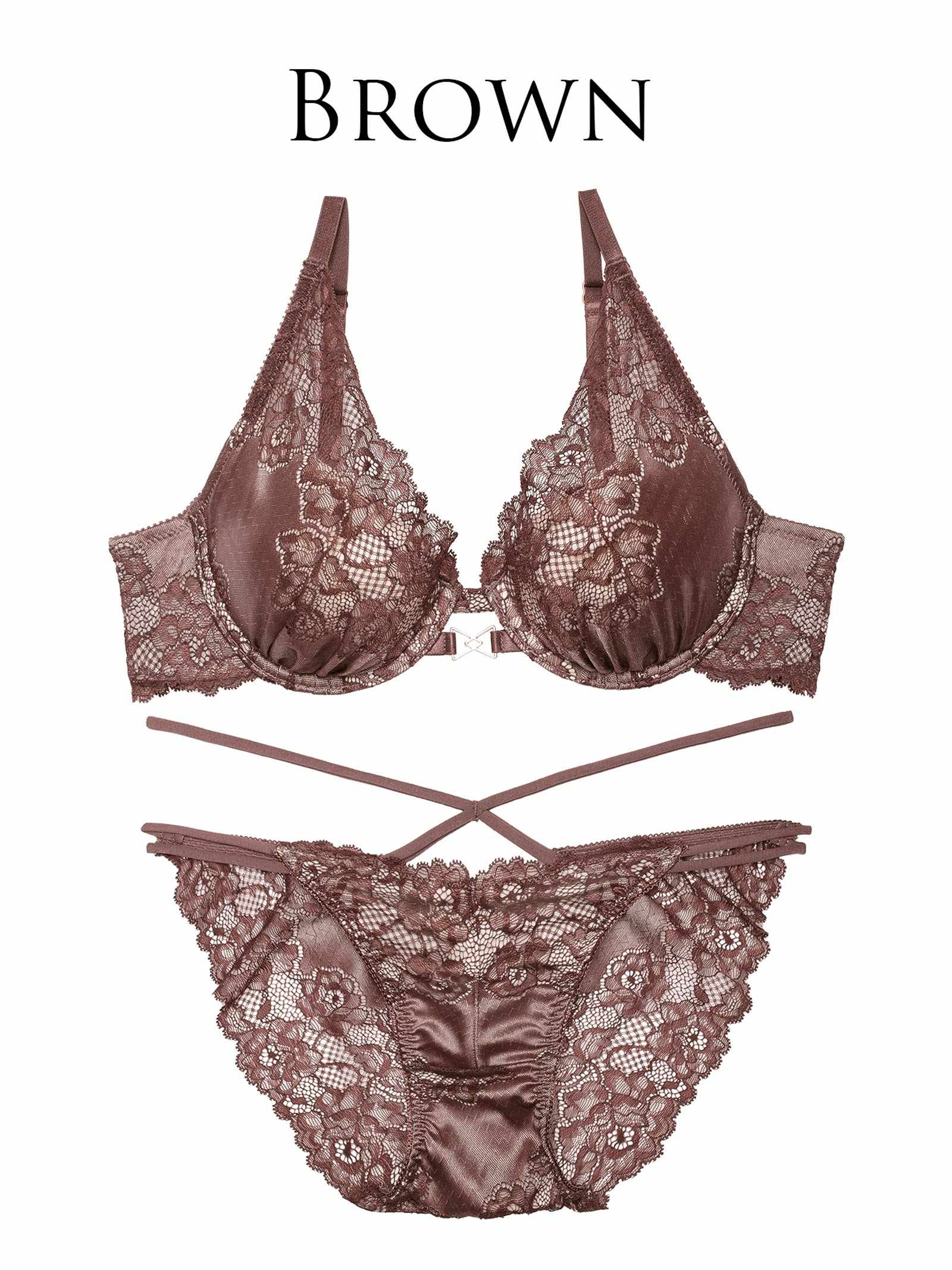 2/12新作!【永尾まりや着用】【Reinest】ダズリンシアーブルーミングブラジャー&バック透けフルバックショーツ