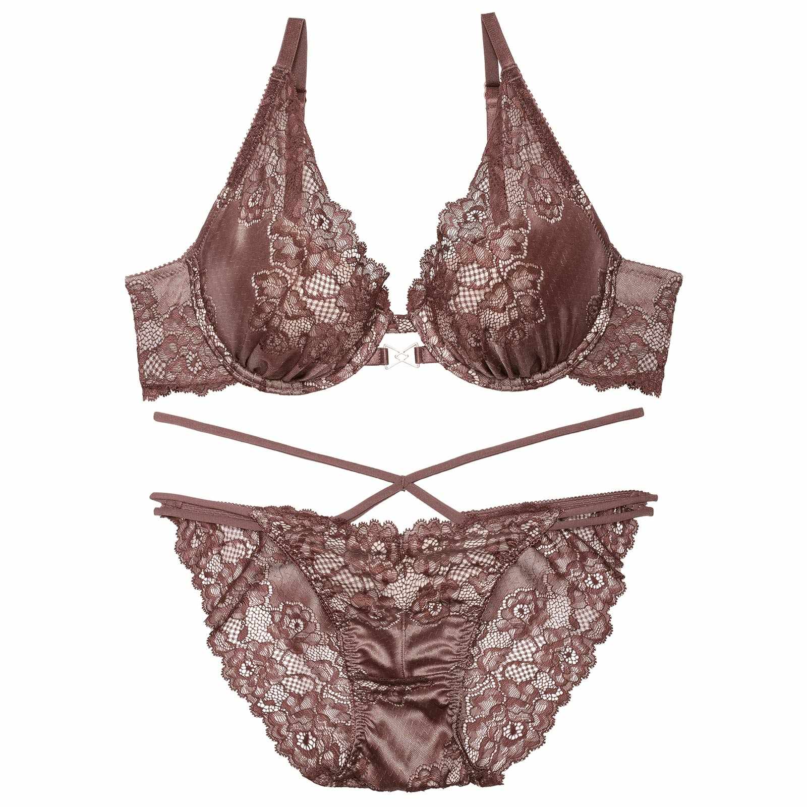 【永尾まりや着用】【Reinest】ダズリンシアーブルーミングブラジャー&バック透けフルバックショーツ